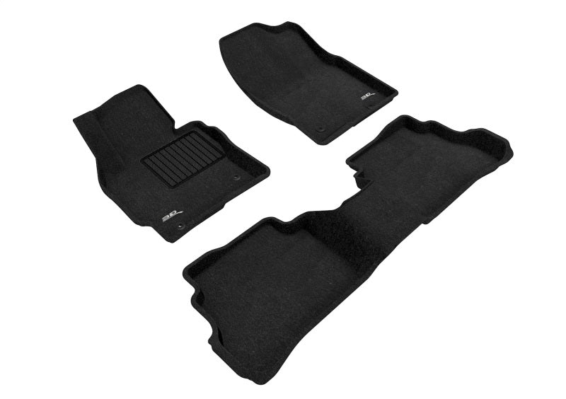 3D Maxpider 13-16 Mazda Cx-5 Elegant Black 1st 2nd Row - Floor Mat Set (Black)-SR1 Performance
