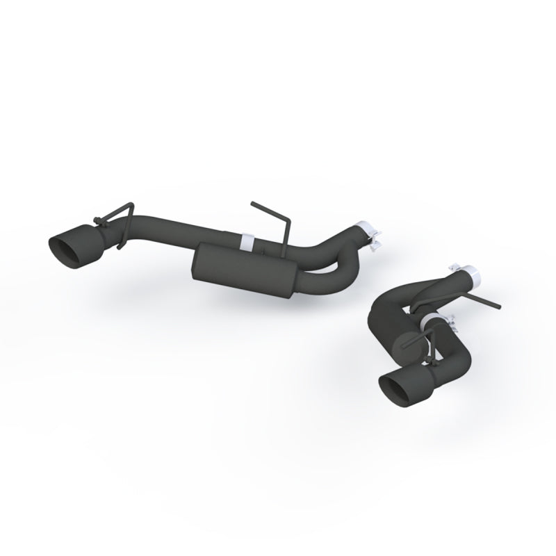 MBRP 16-19 Chevrolet Camaro 2.5in Black Coated Non NPP Axle Back Exhaust System - 4in Dual Wall Tips-SR1 Performance