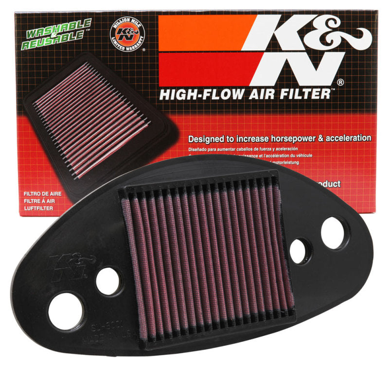 K&N Replacement Air Filter for 01-04 Suzuki VL800LC Intruder / 05-08 Boulevard-SR1 Performance