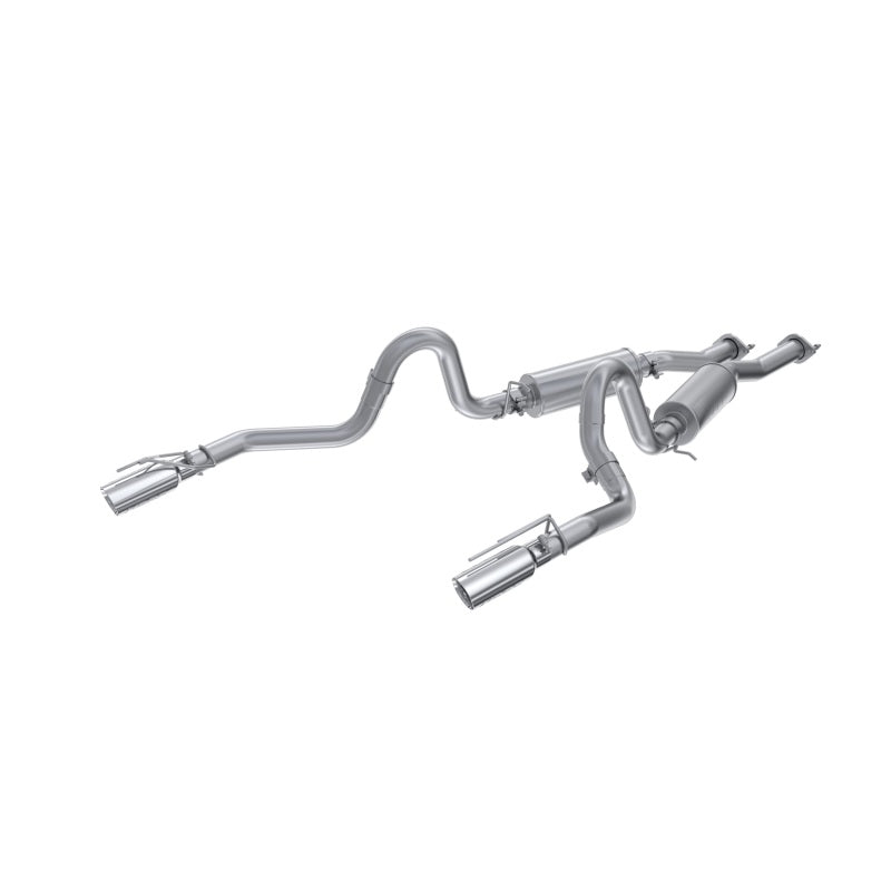 MBRP 99-04 Ford Mustang GT/Mach 1 2.5in Dual Split Rear AL Catback Exhaust w/ 3.5in Dual Wall Tips-SR1 Performance