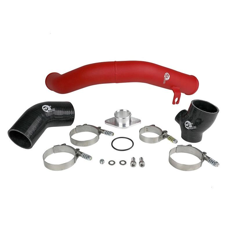 aFe BladeRunner 2.5in Aluminium Hot Side Charge Pipe 15-20 Subaru WRX 2.0T - Red-SR1 Performance
