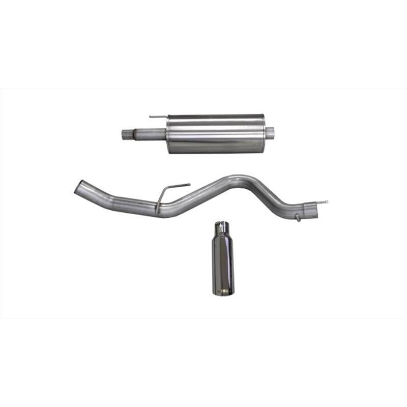 Corsa 2015-2020 Ford F-150 5.0L V8 Cat-Back Single Side Exit w/ 4.0in Polished Tip-SR1 Performance