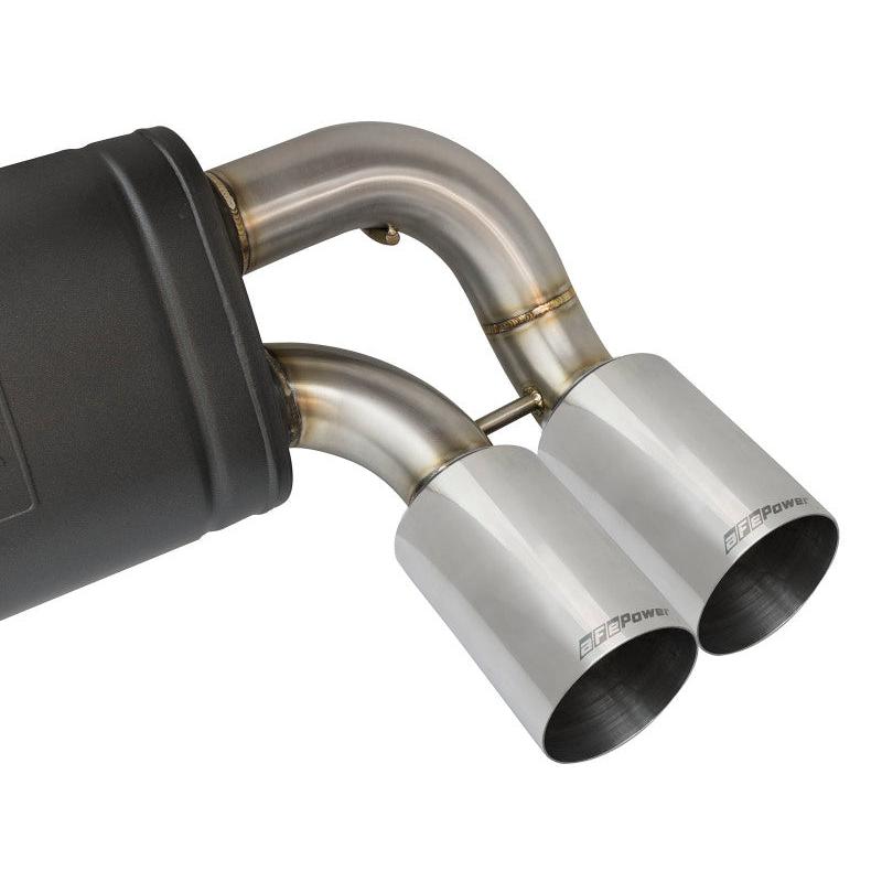 aFe 16-18 BMW M2 L6-3.0L MACH Force-Xp 3in to 2.5in 304 SS Cat-Back Exhaust System-Quad Polish Tips-SR1 Performance