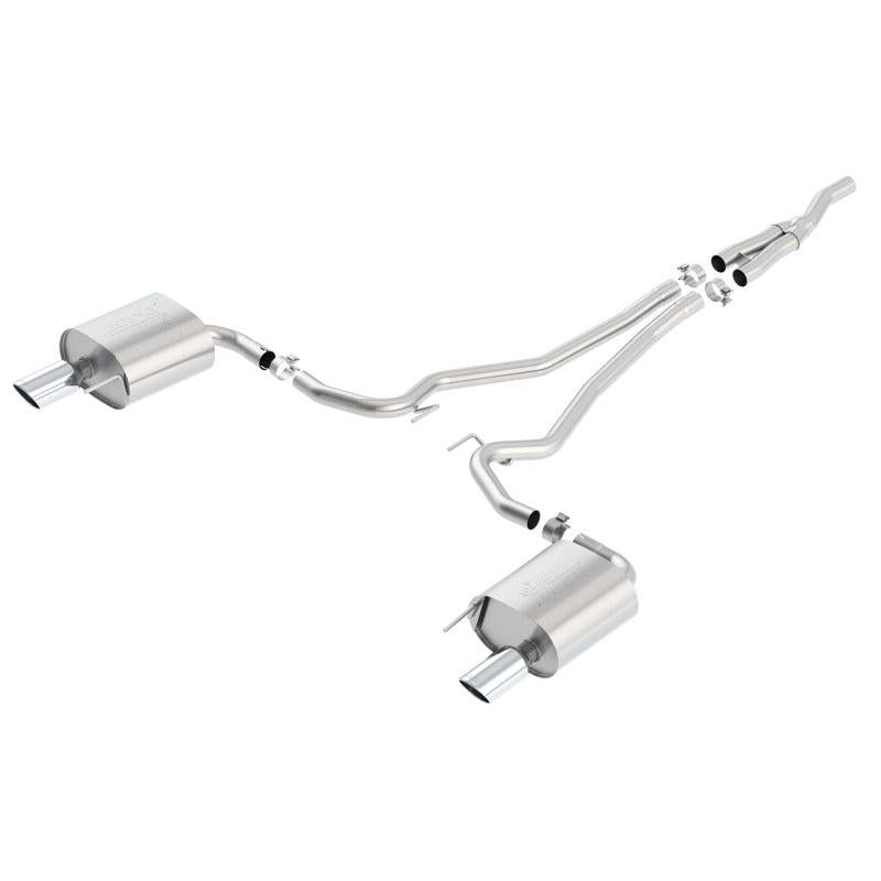 Borla Atak Cat Back 15-17 Ford Mustang 2.3L EcoBoost MT/AT 2.25in pipe 4in tip-SR1 Performance