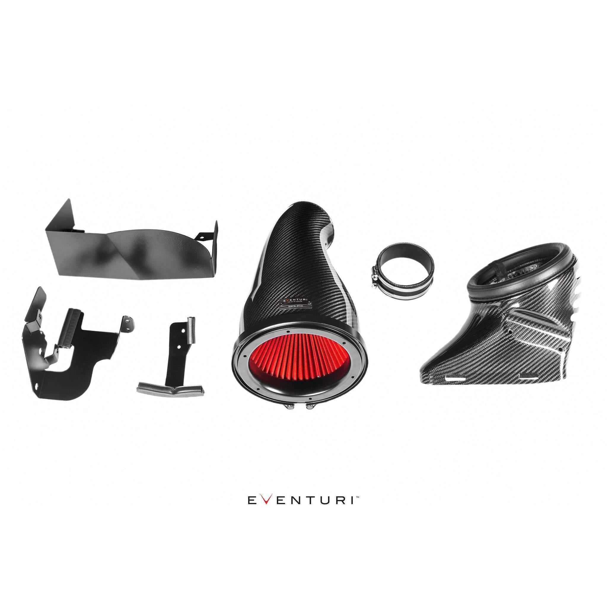 Eventuri Mercedes AMG A45 CLA45 Black Carbon Intake System-SR1 Performance
