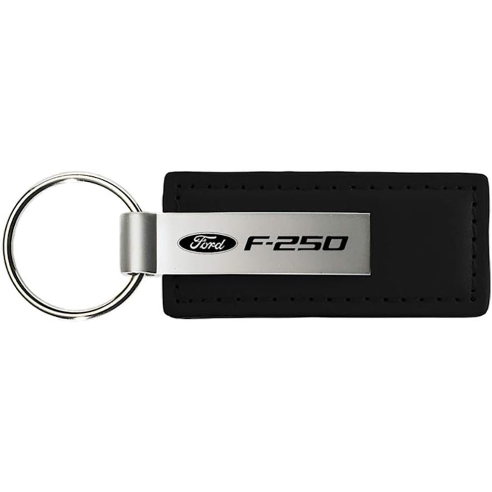 Ford F250 Key Chain - Black Leather-SR1 Performance