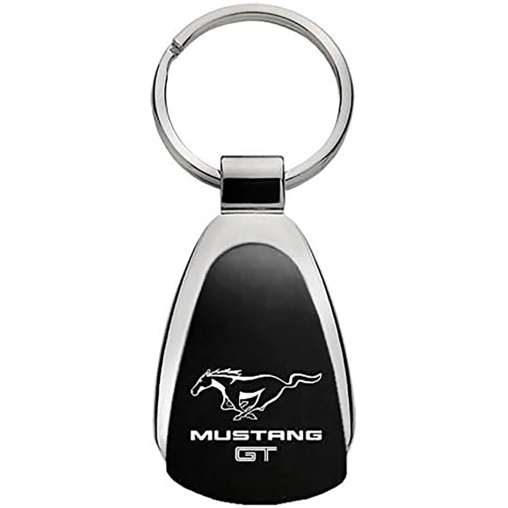 Mustang GT Black Teardrop Key Chain-SR1 Performance