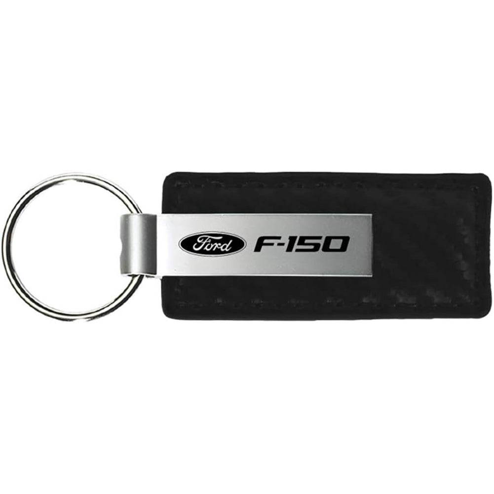 F-150 Key Chain - Black Carbon Fiber Leather-SR1 Performance
