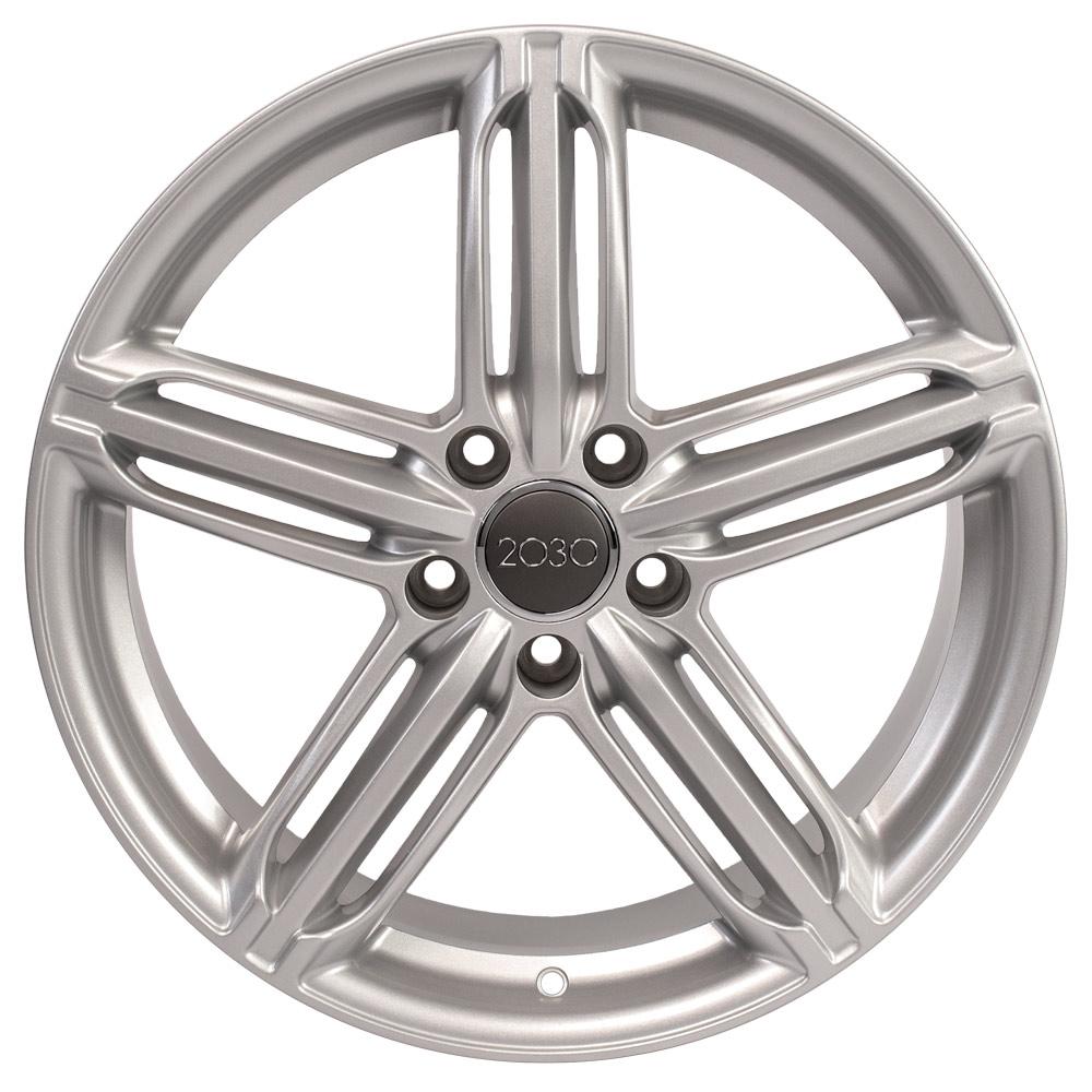 18" Replica AU12 fits Audi RS6 18x8 Silver-SR1 Performance