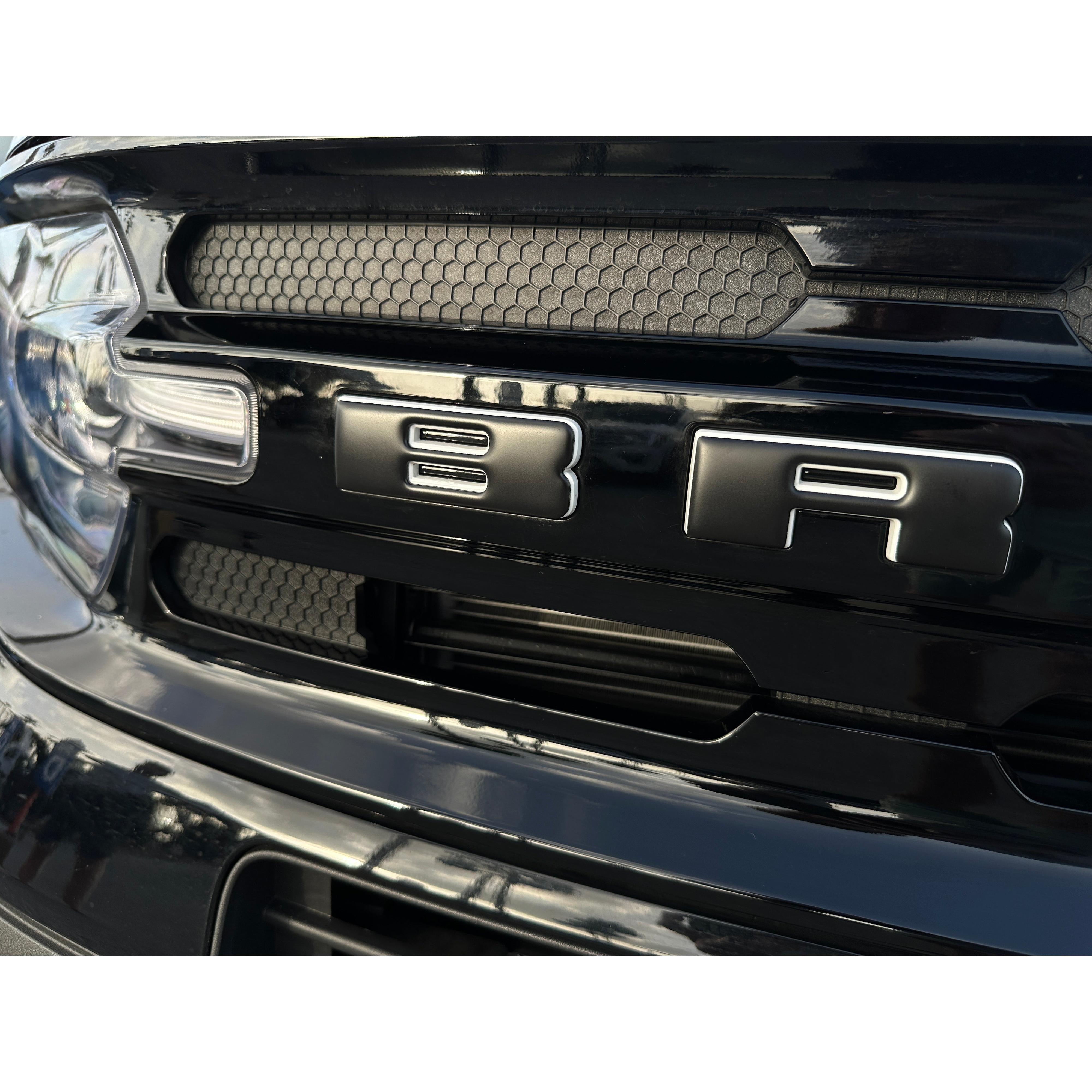 Front Grille Letters Overlays Fits 2021-2026 Ford Bronco Sport
