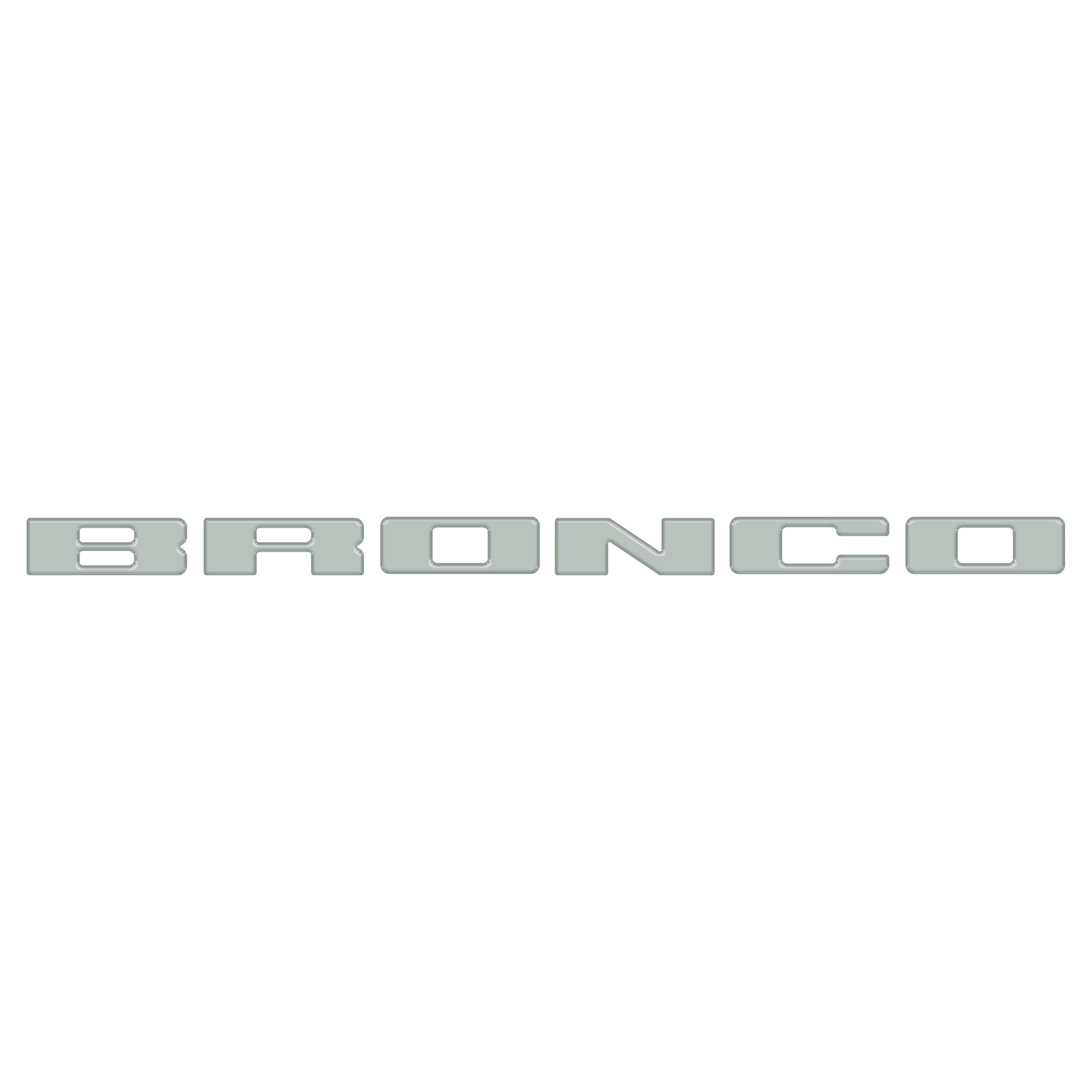 Front Grille Letters Overlays Fits 2021-2026 Ford Bronco Sport