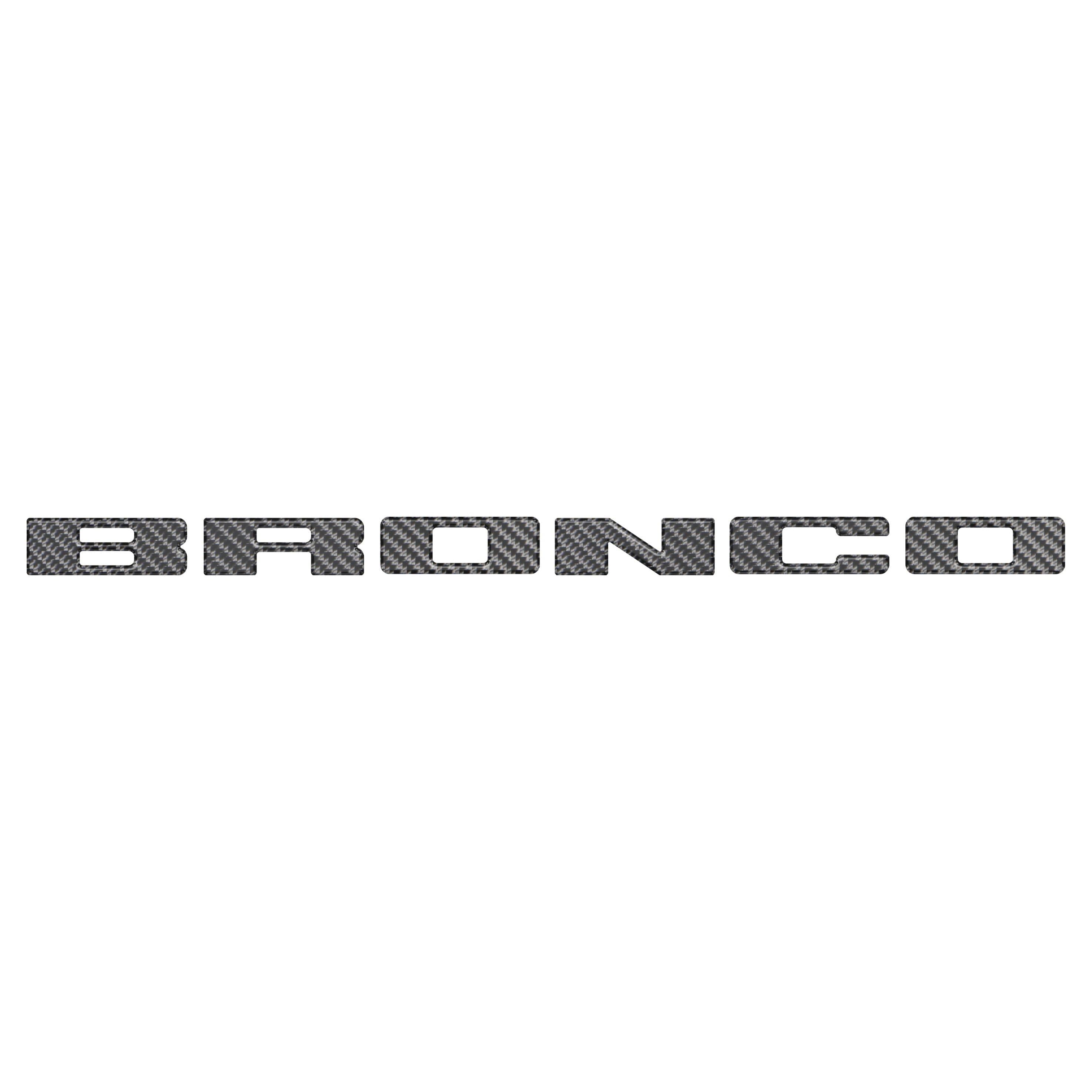 Front Grille Letters Overlays Fits 2021-2026 Ford Bronco Sport