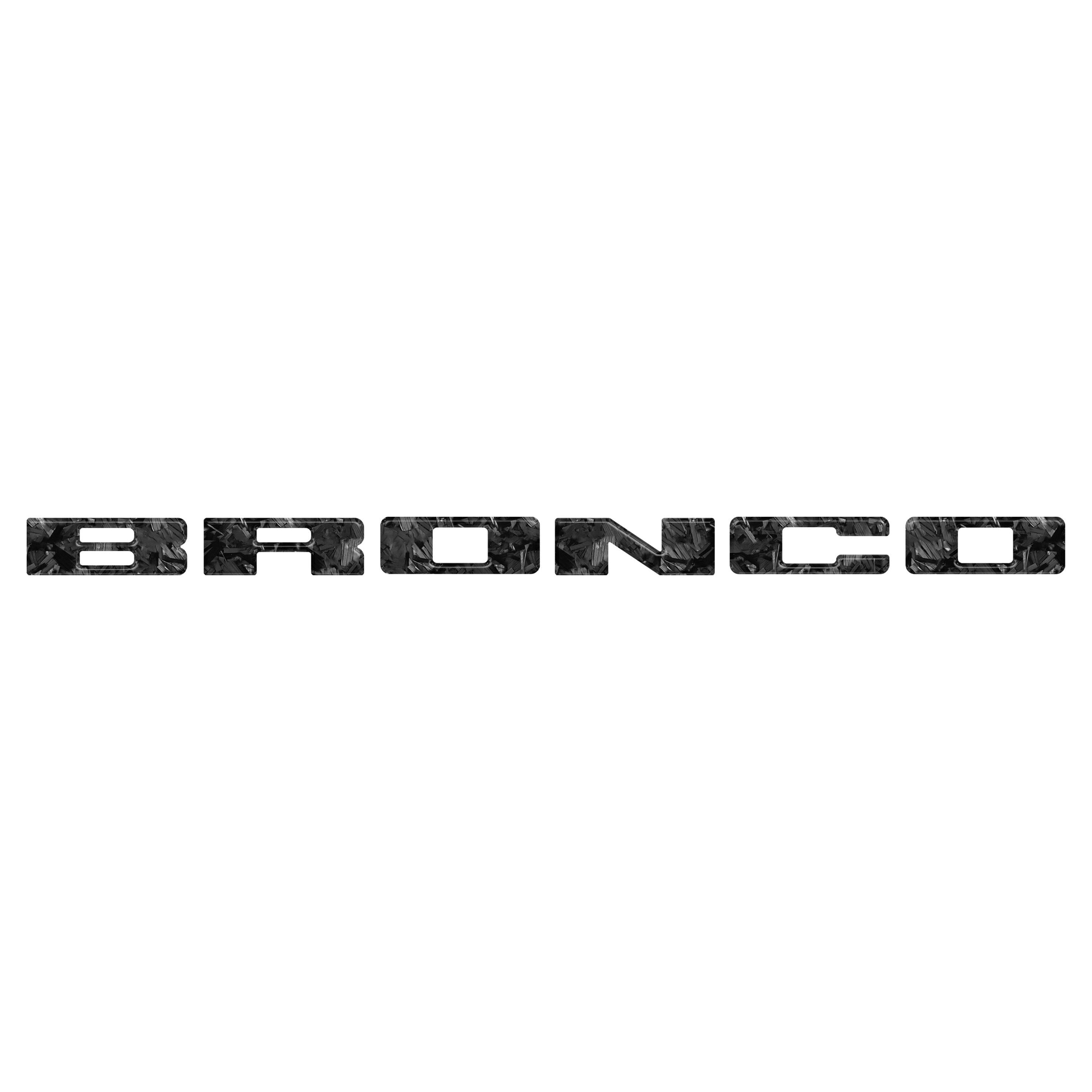 Front Grille Letters Overlays Fits 2021-2026 Ford Bronco Sport