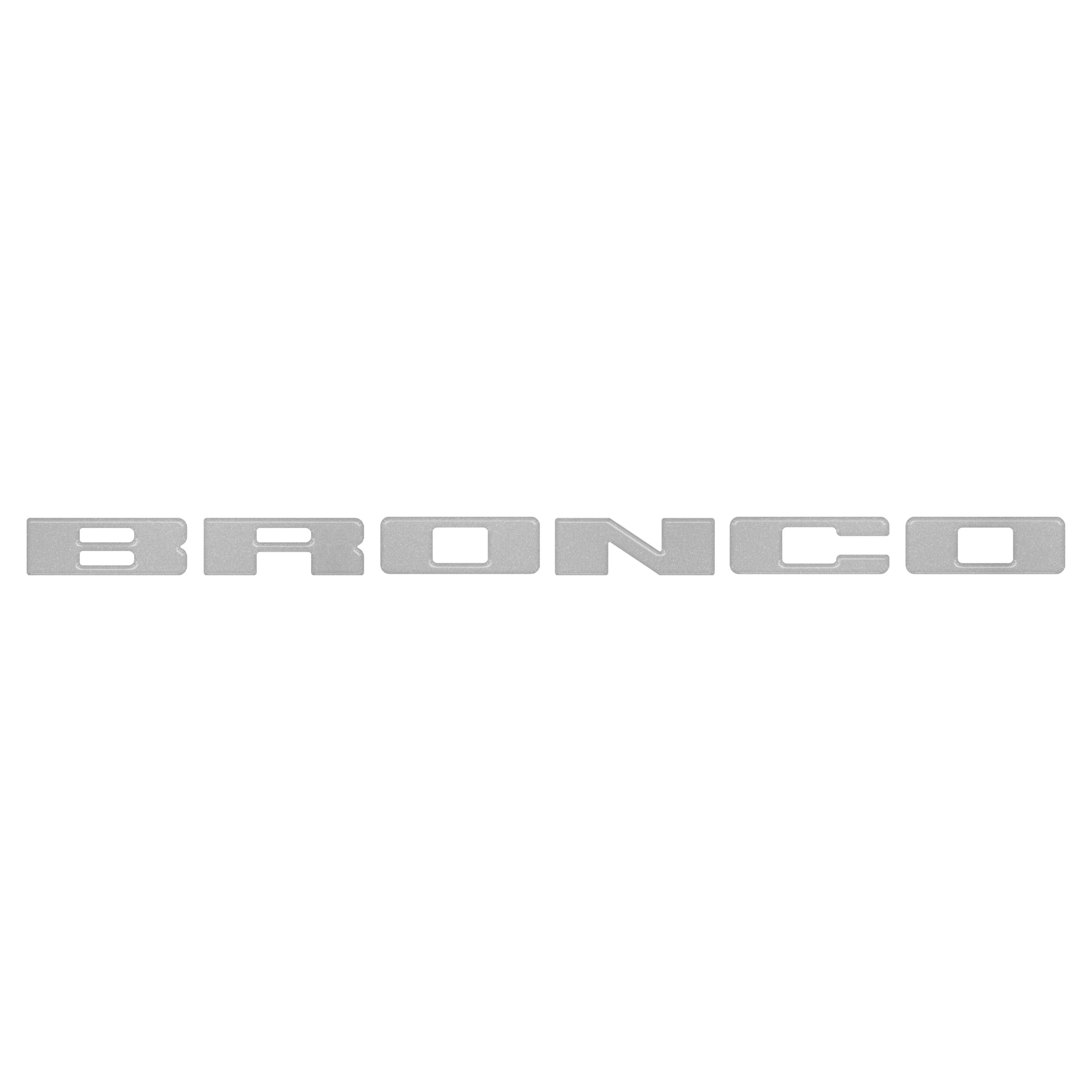 Front Grille Letters Overlays Fits 2021-2026 Ford Bronco Sport
