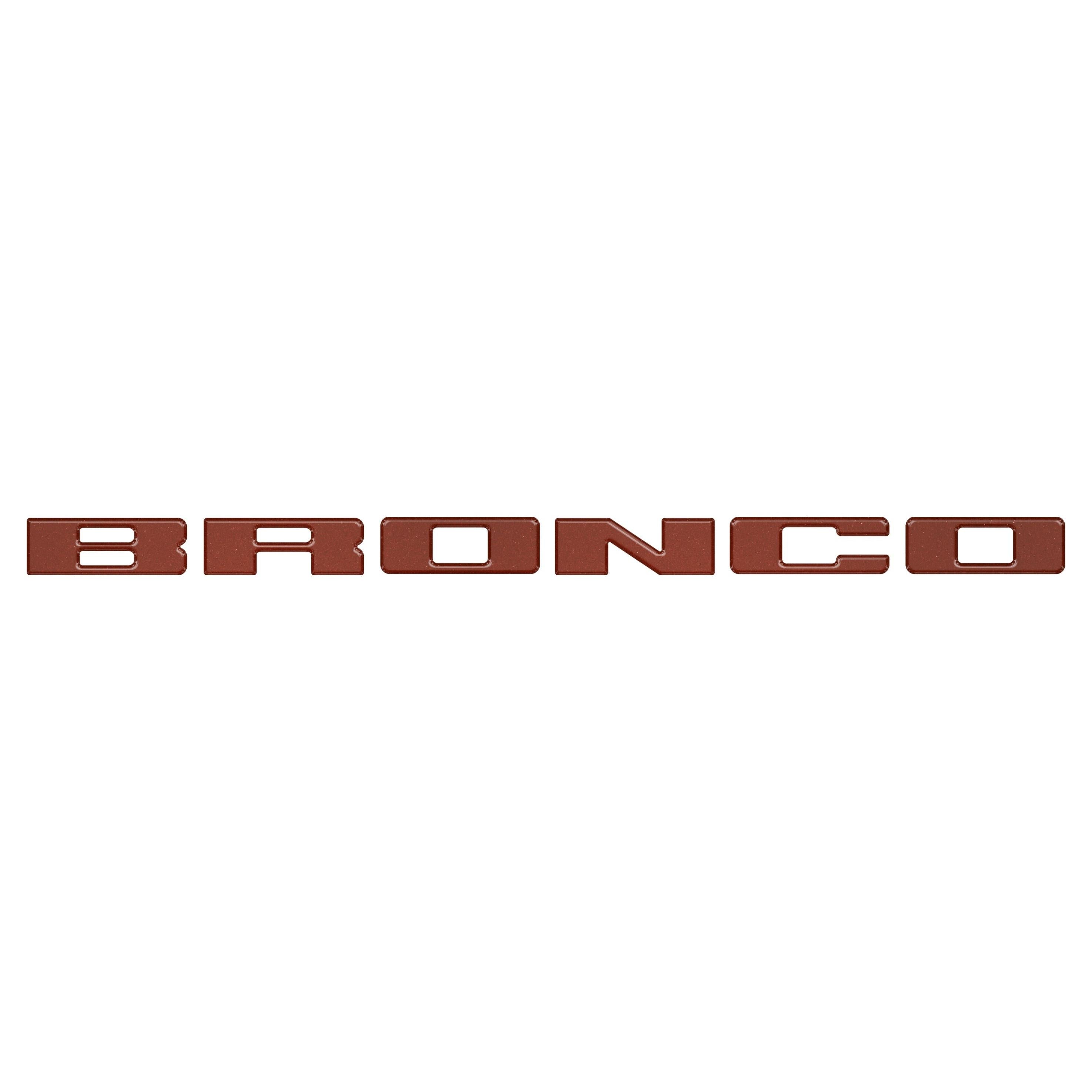 Front Grille Letters Overlays Fits 2021-2026 Ford Bronco Sport