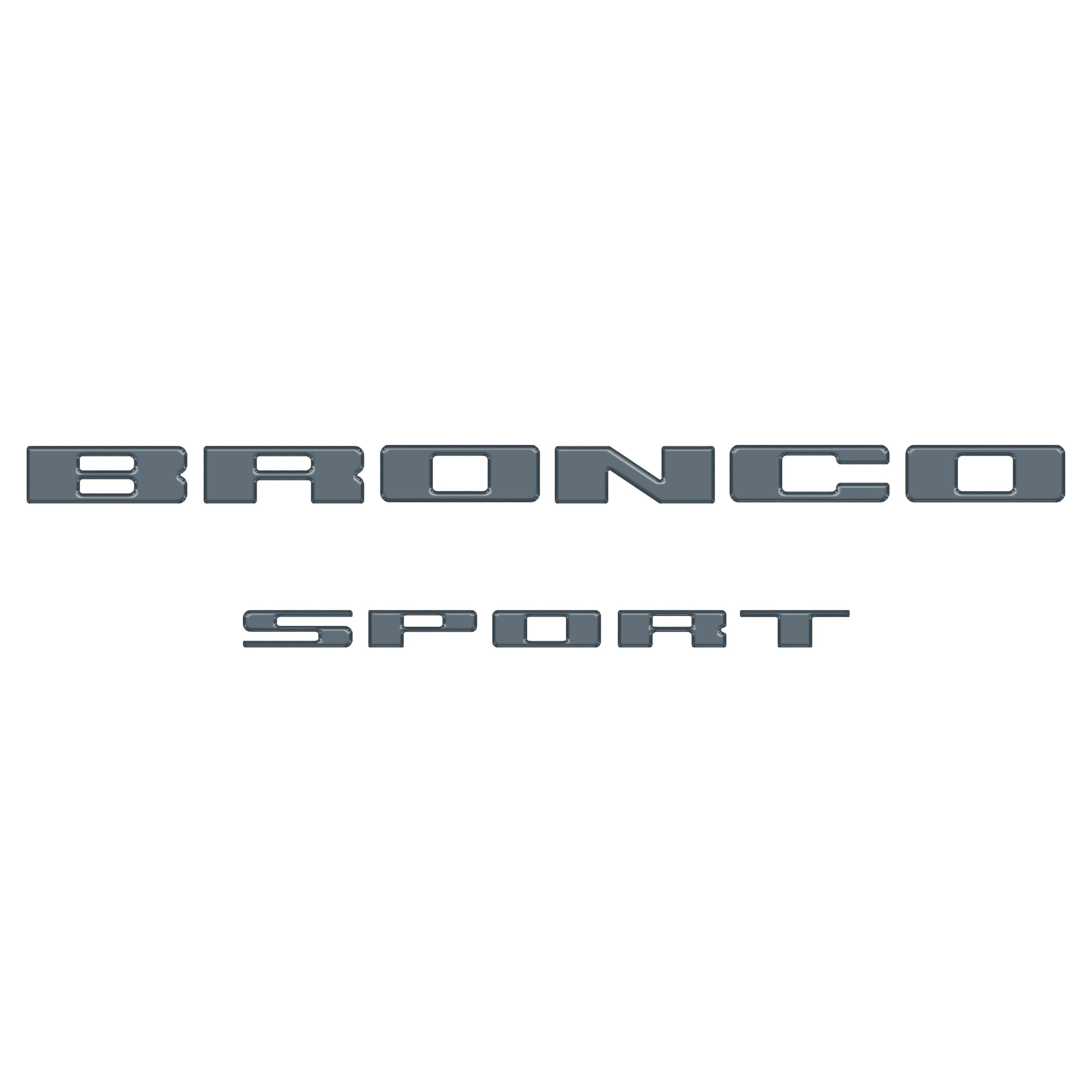 Rear Liftgate Letter Overlays Fits 2021-2026 Ford Bronco Sport