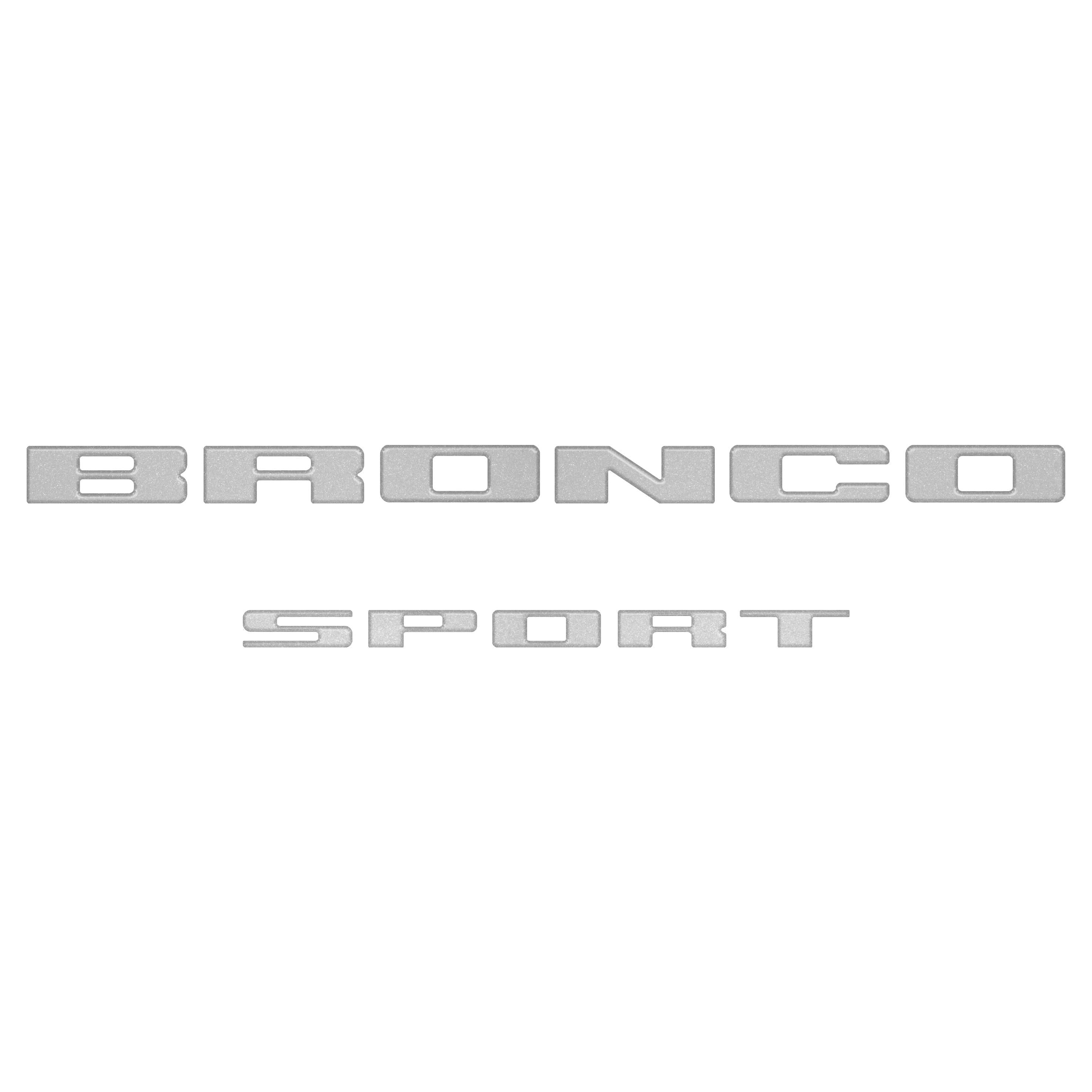 Rear Liftgate Letter Overlays Fits 2021-2026 Ford Bronco Sport