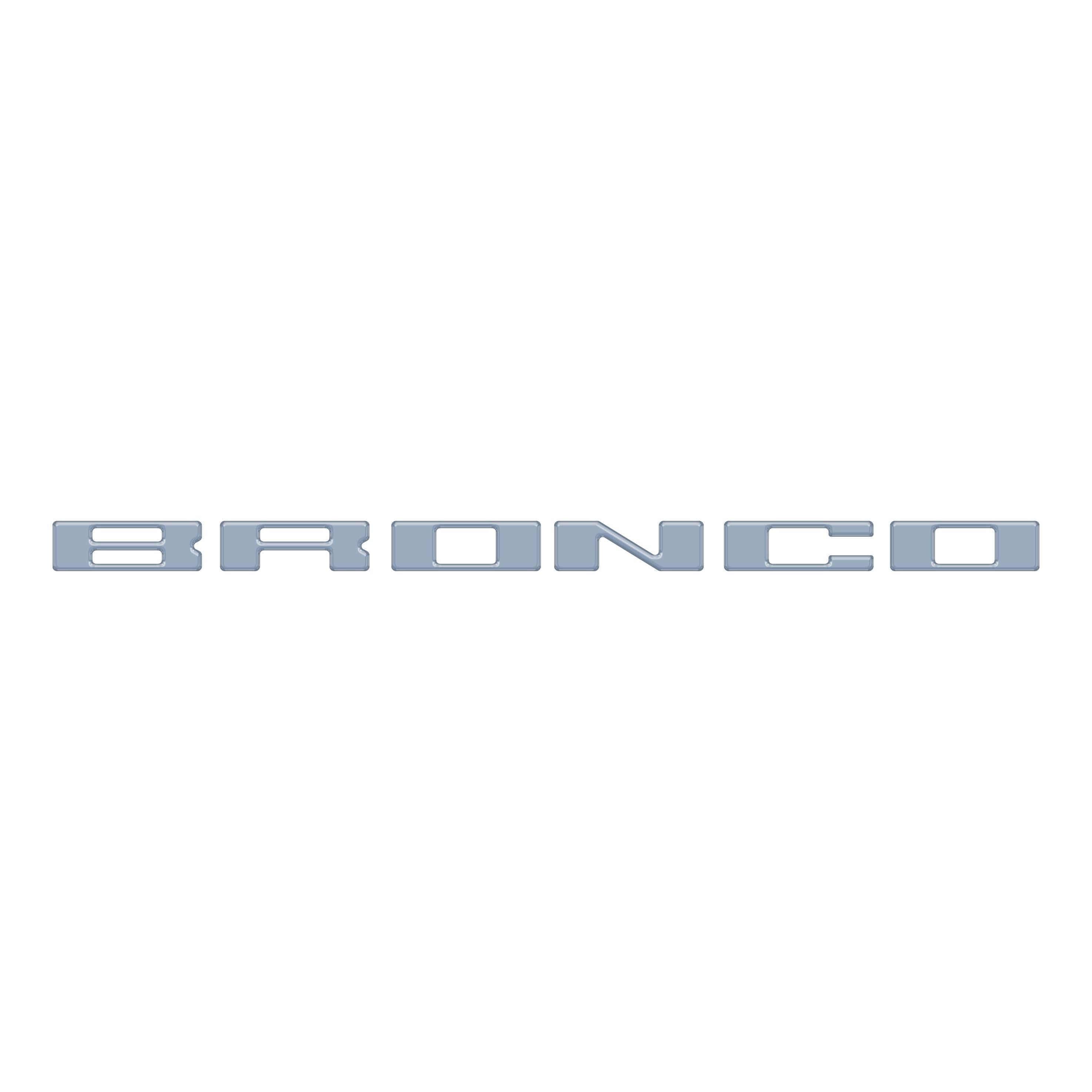 Glove Box Letters Inserts Fits 2021-2026 Ford Bronco