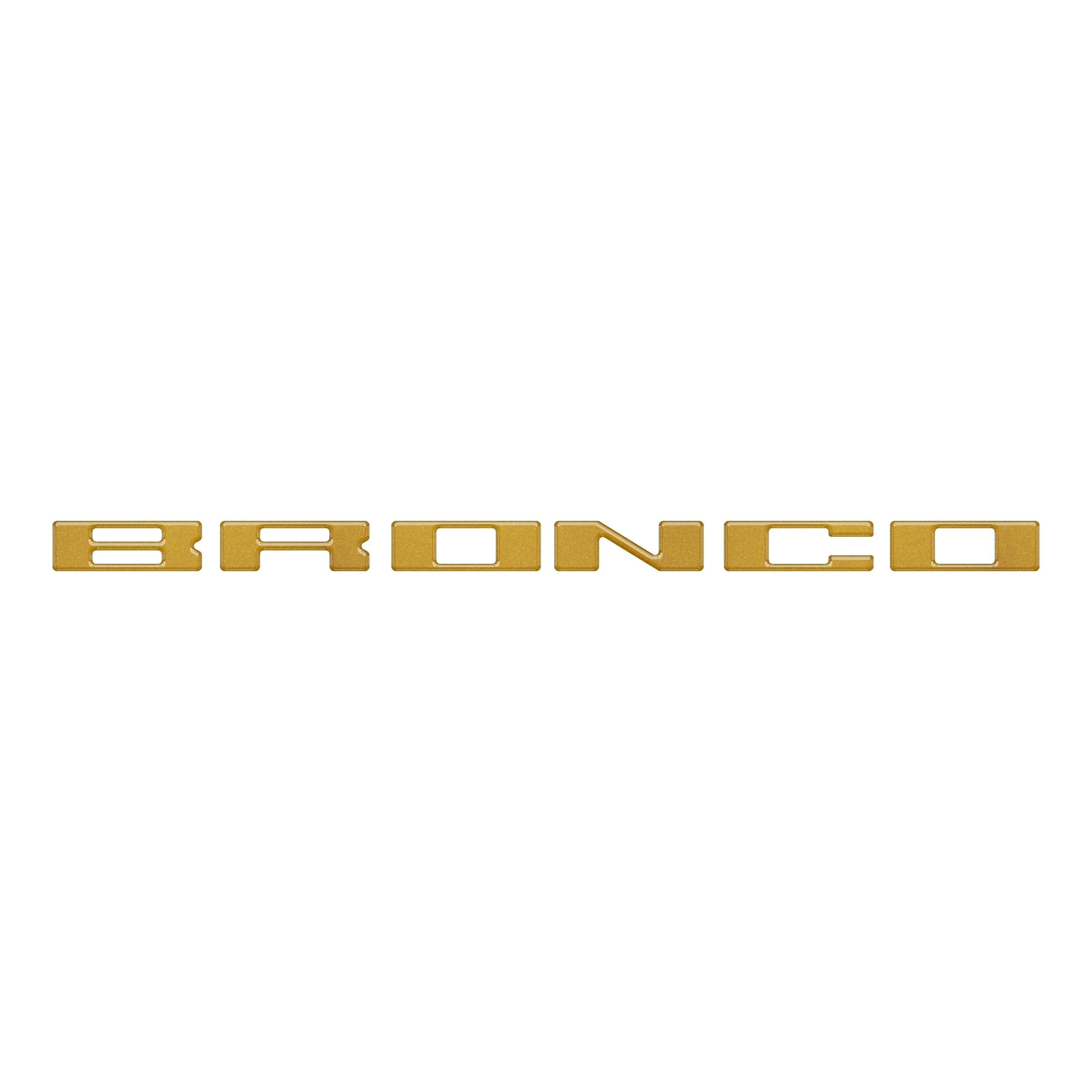 Glove Box Letters Inserts Fits 2021-2026 Ford Bronco