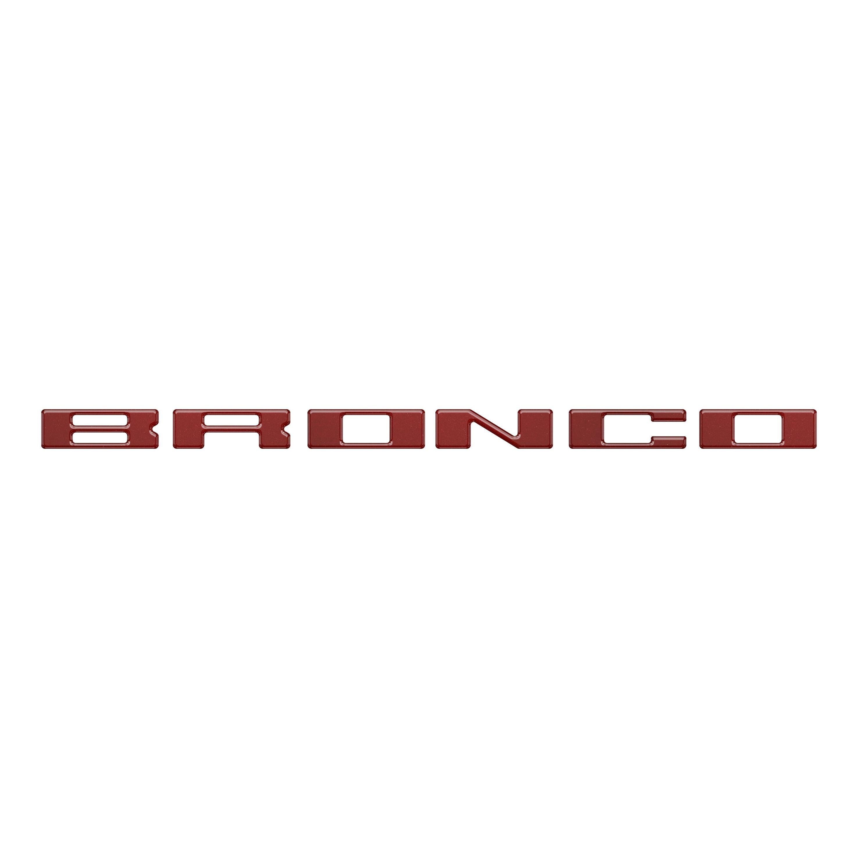 Glove Box Letters Inserts Fits 2021-2026 Ford Bronco