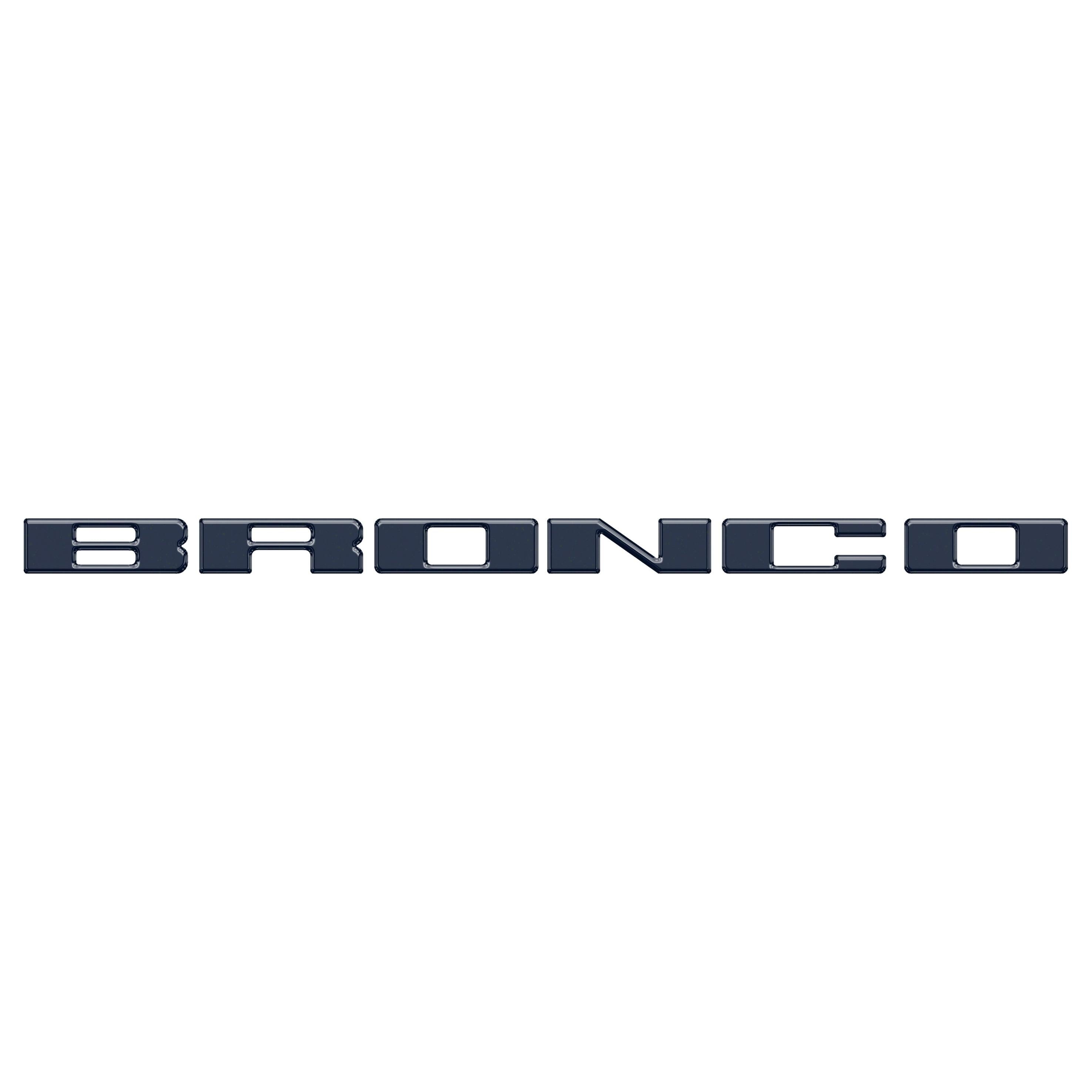Front Grille Letter Overlays Fits 2021-2026 Ford Bronco