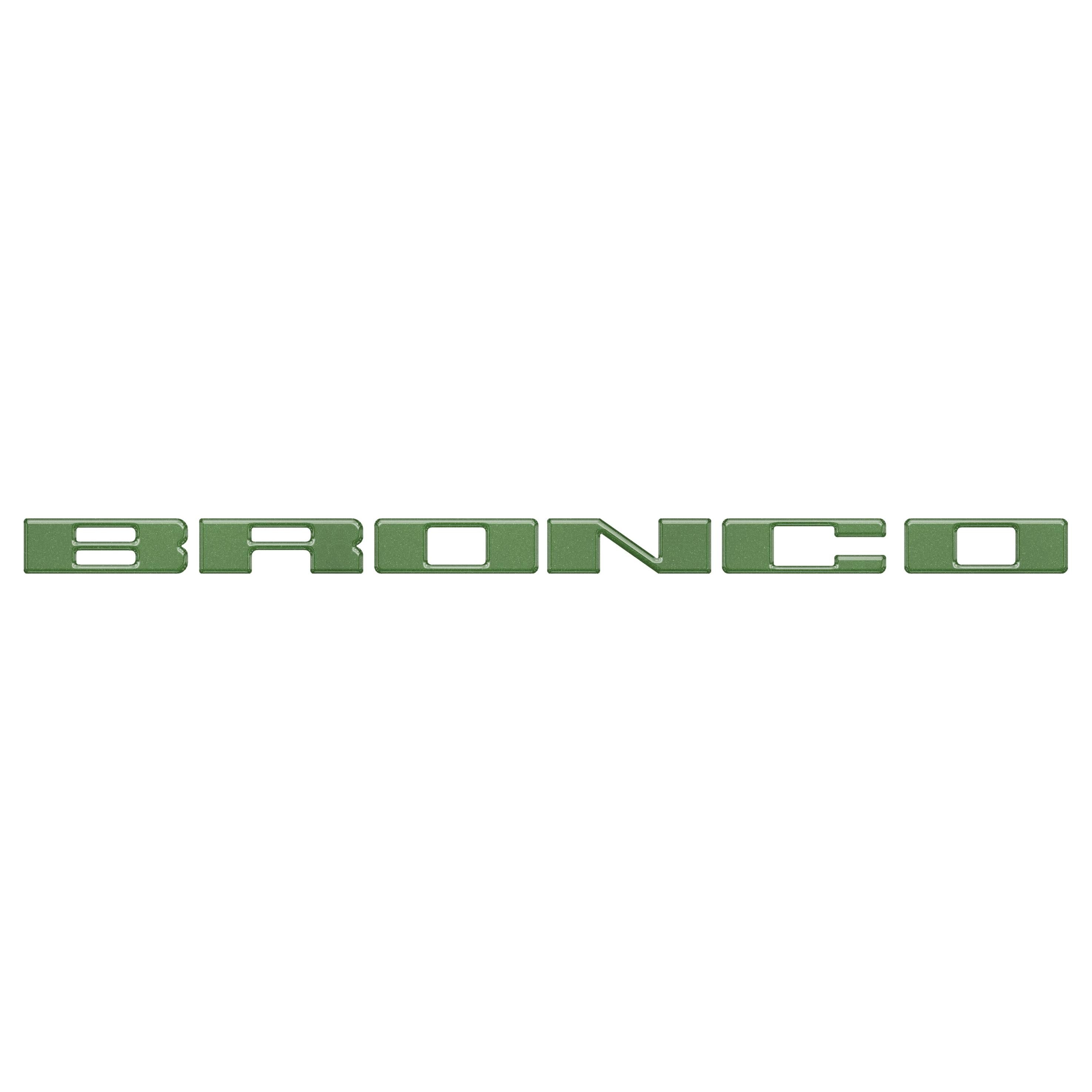 Front Grille Letter Overlays Fits 2021-2026 Ford Bronco
