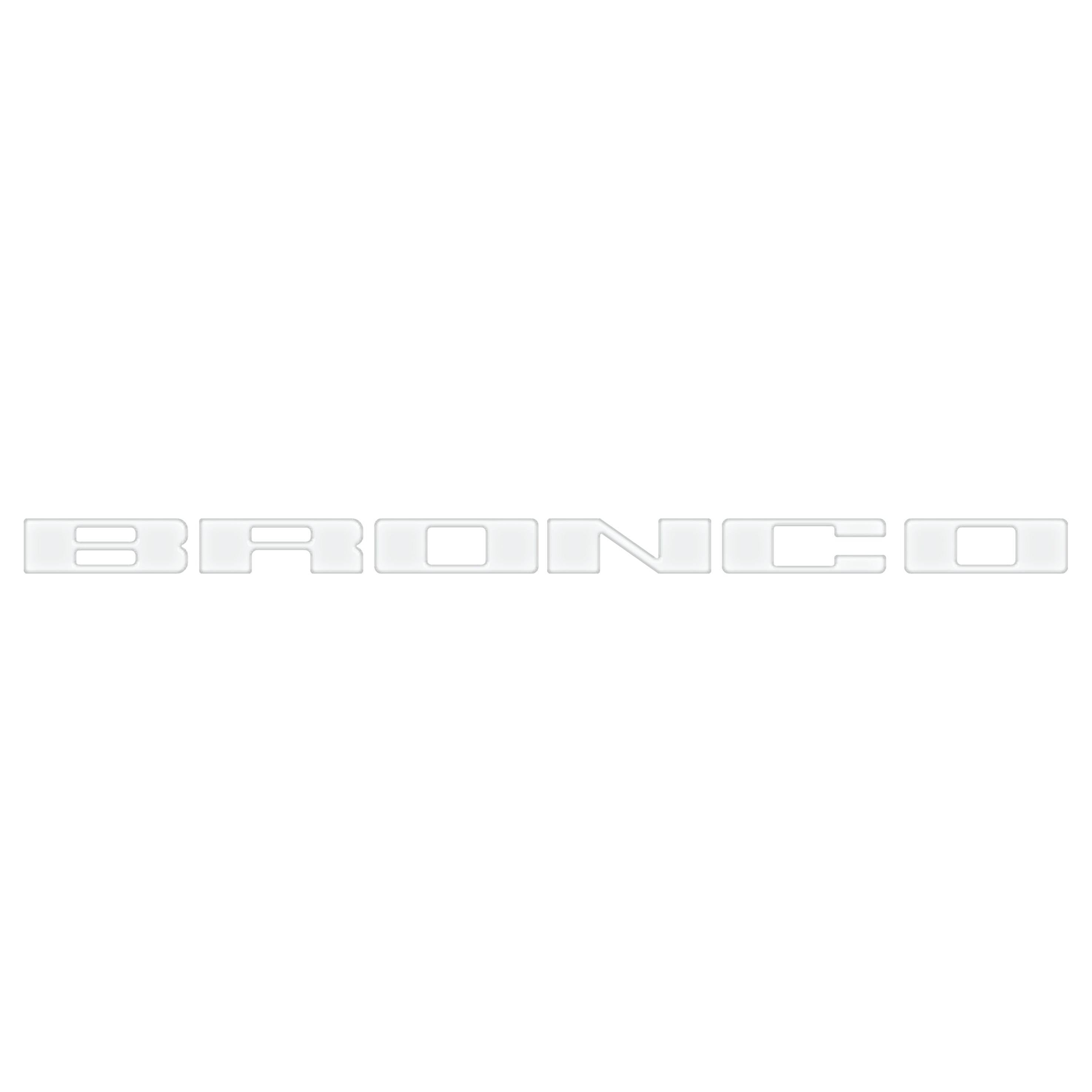 Front Grille Letter Overlays Fits 2021-2026 Ford Bronco