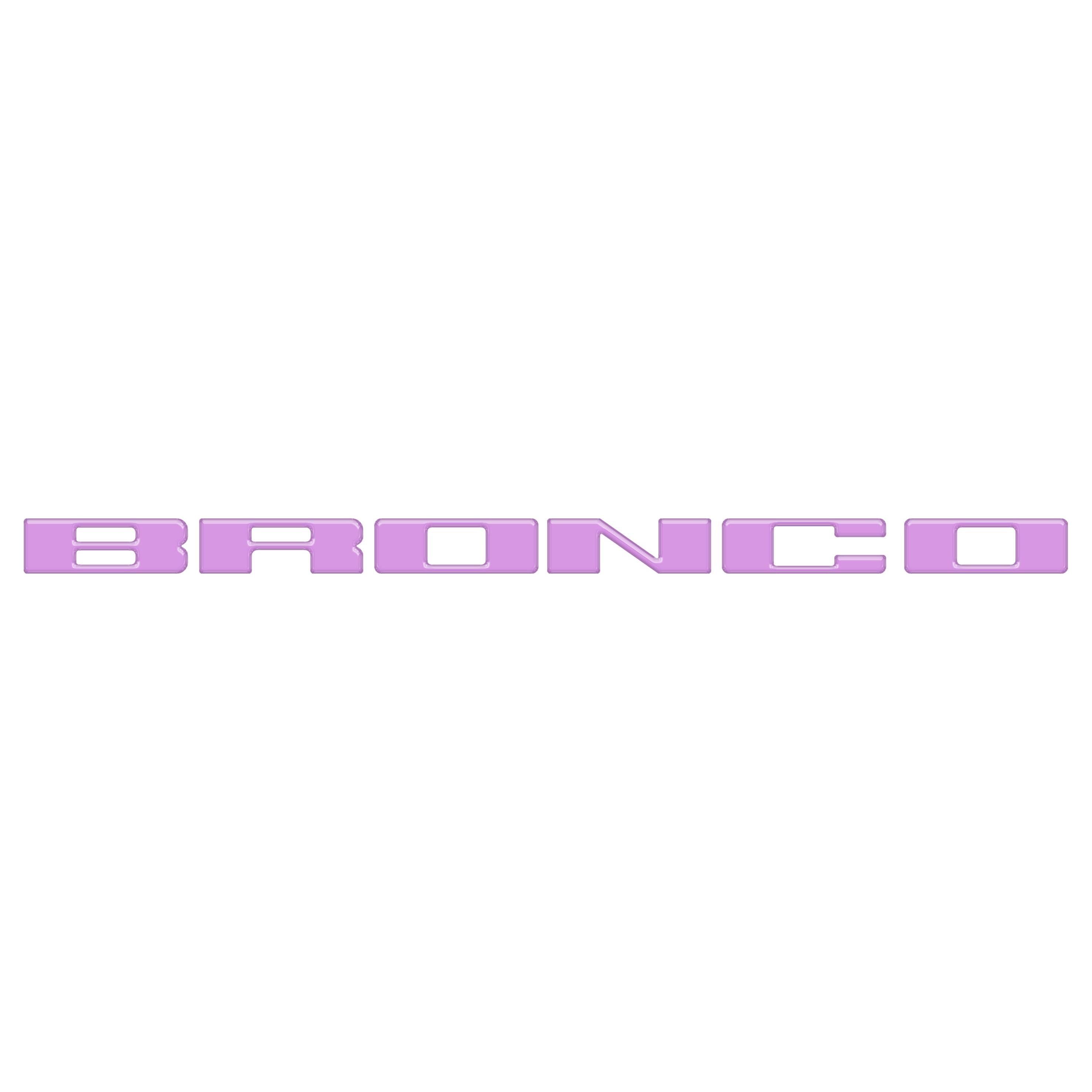 Glove Box Letters Inserts Fits 2021-2026 Ford Bronco