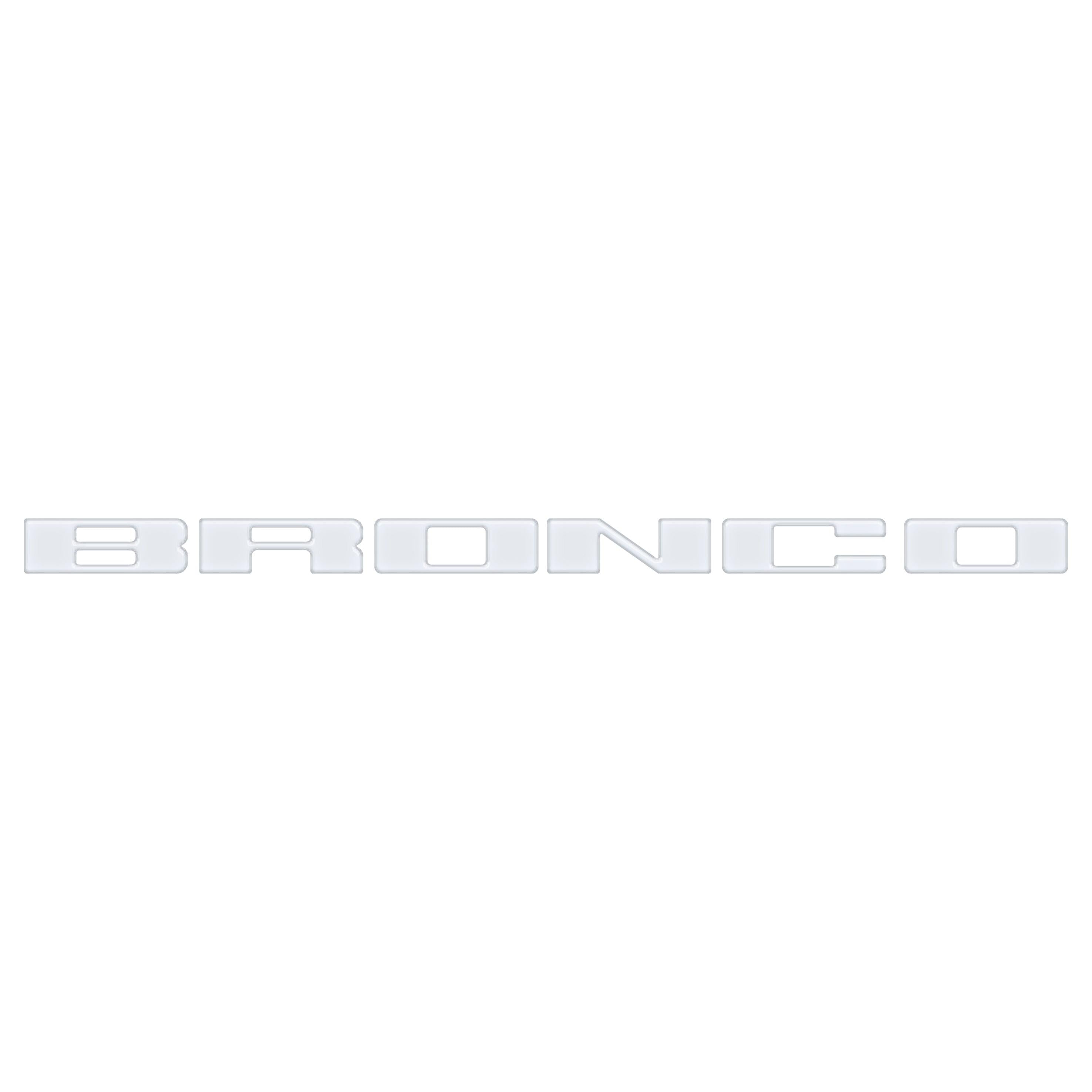 Front Grille Letter Overlays Fits 2021-2026 Ford Bronco