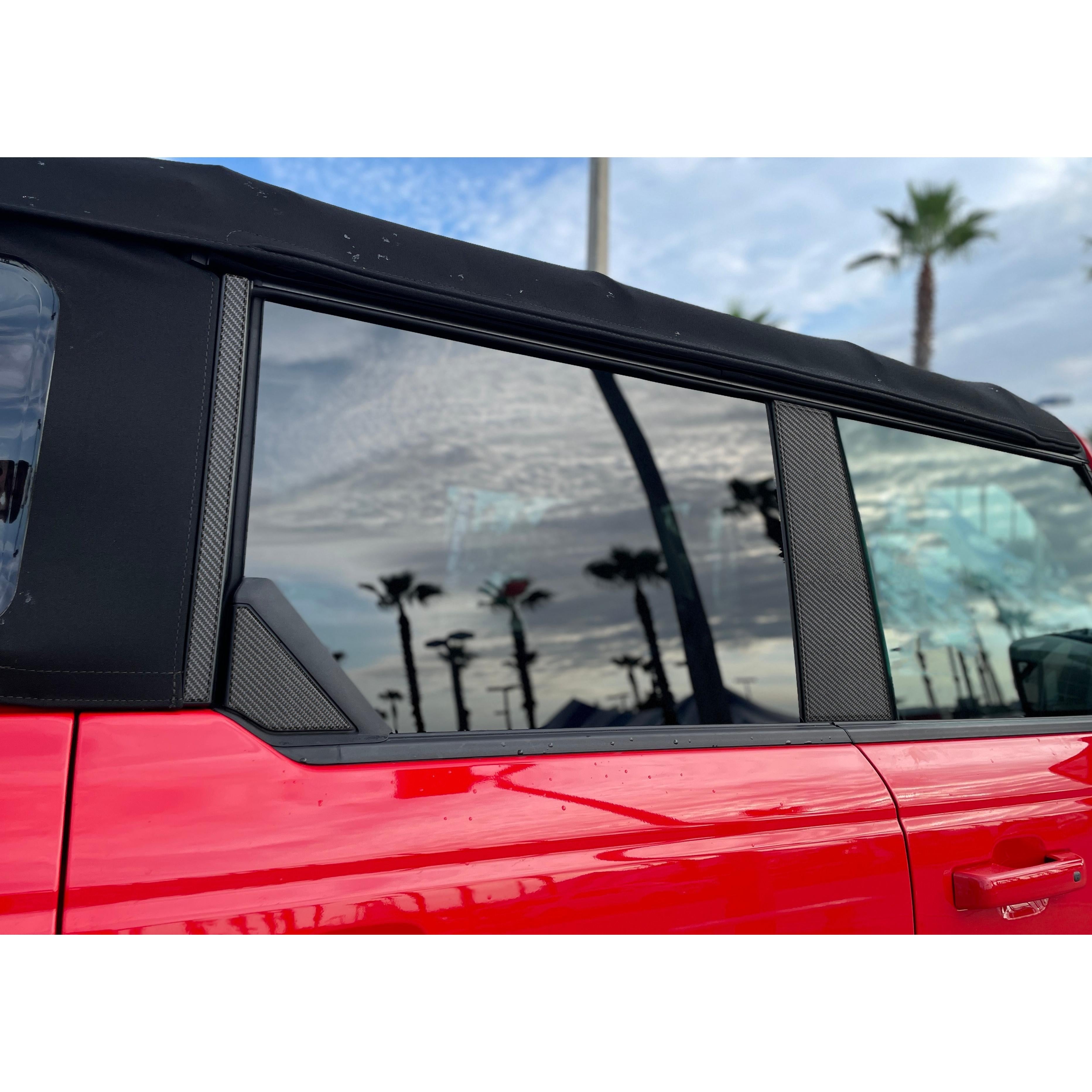 Door Pillar Accent Overlays Fits 2021-2026 Ford Bronco