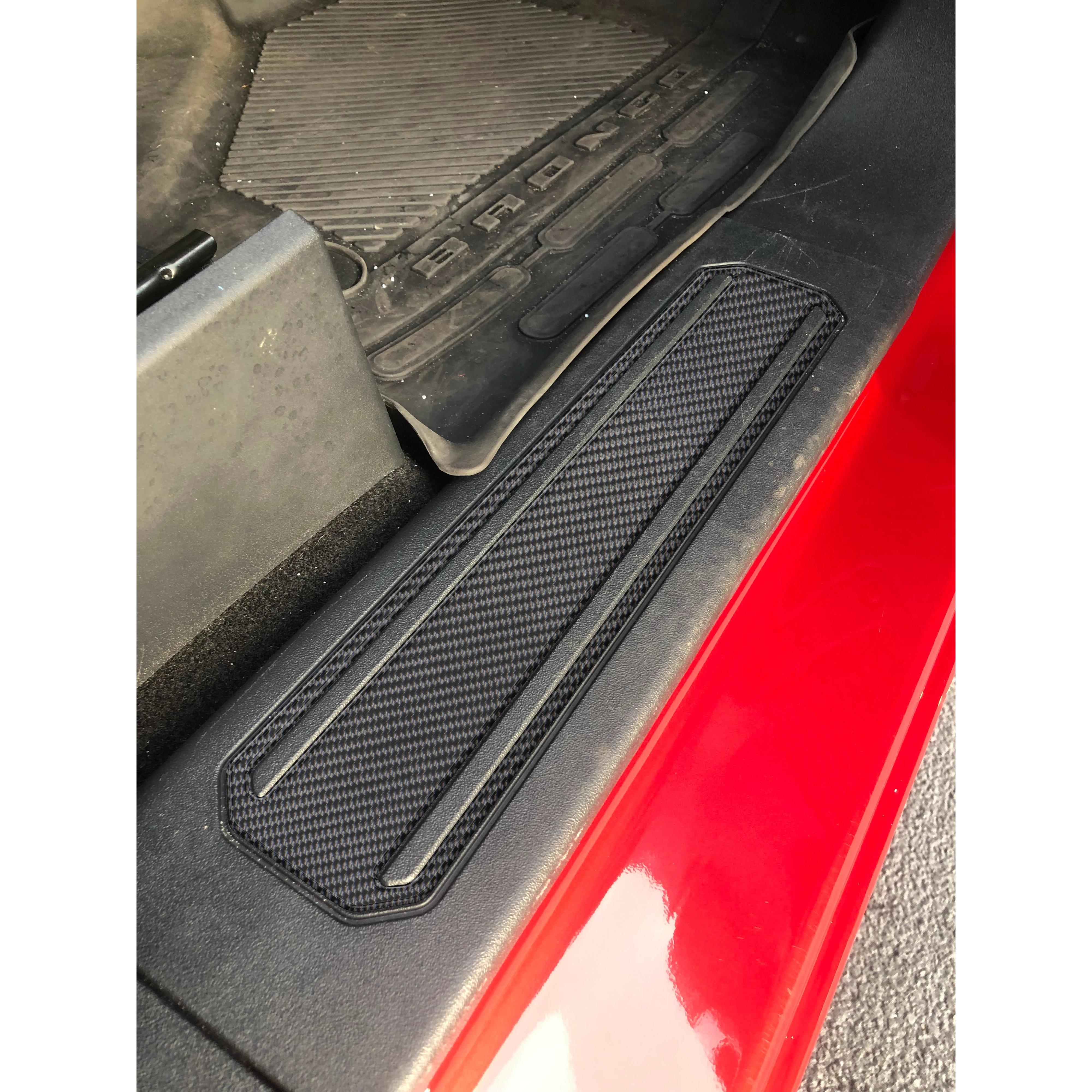 Door Sill Plate Overlays Fits 2021-2026 Ford Bronco