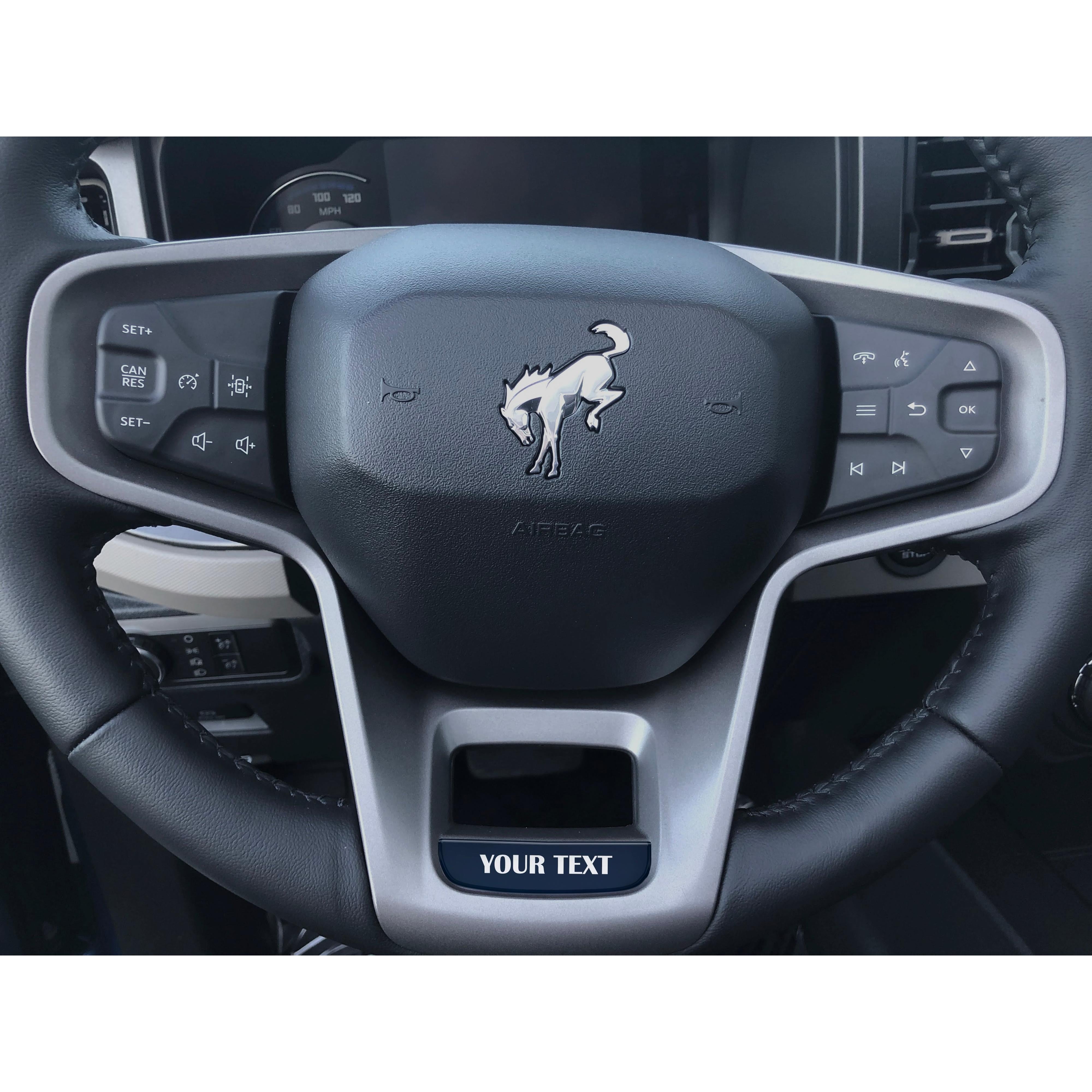 Steering Wheel Accent Overlay Fits 2021-2026 Ford Bronco