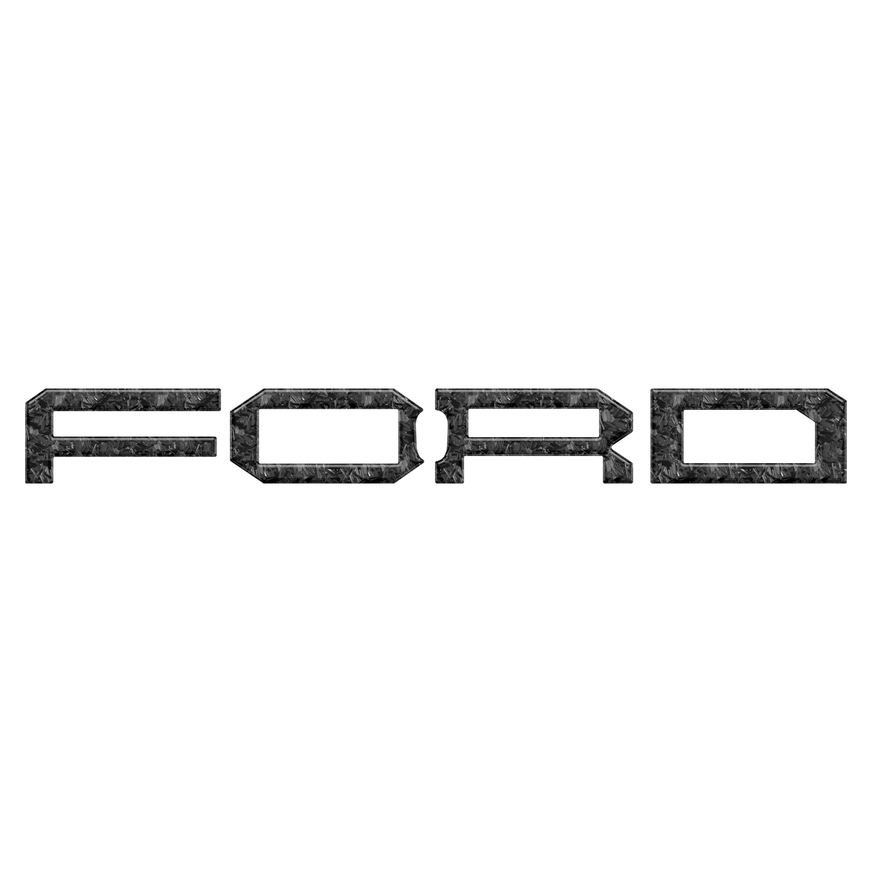Raptor Front Grill Letter Overlays Fits 2022-2026 Ford Bronco