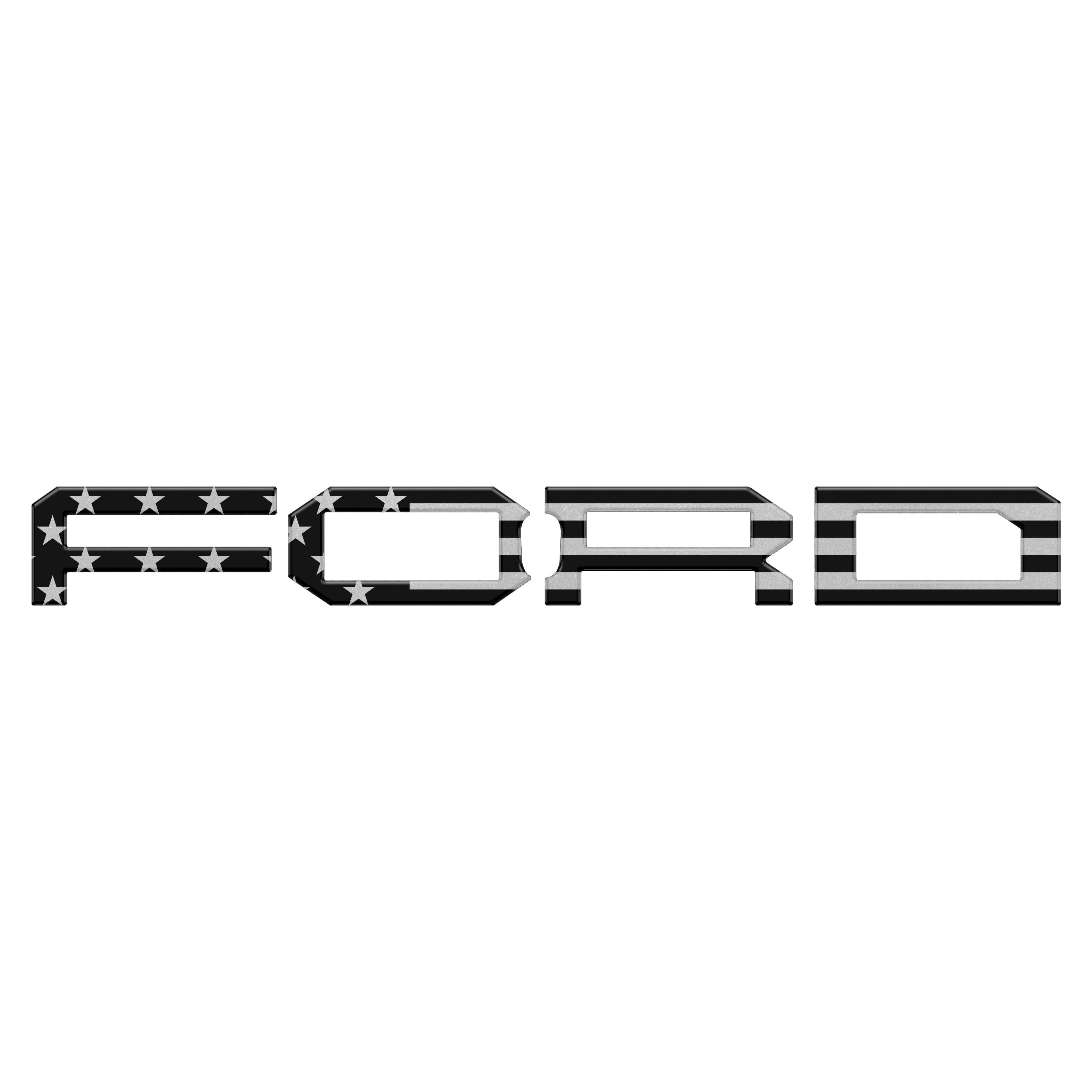 Raptor Front Grill Letter Overlays Fits 2022-2026 Ford Bronco