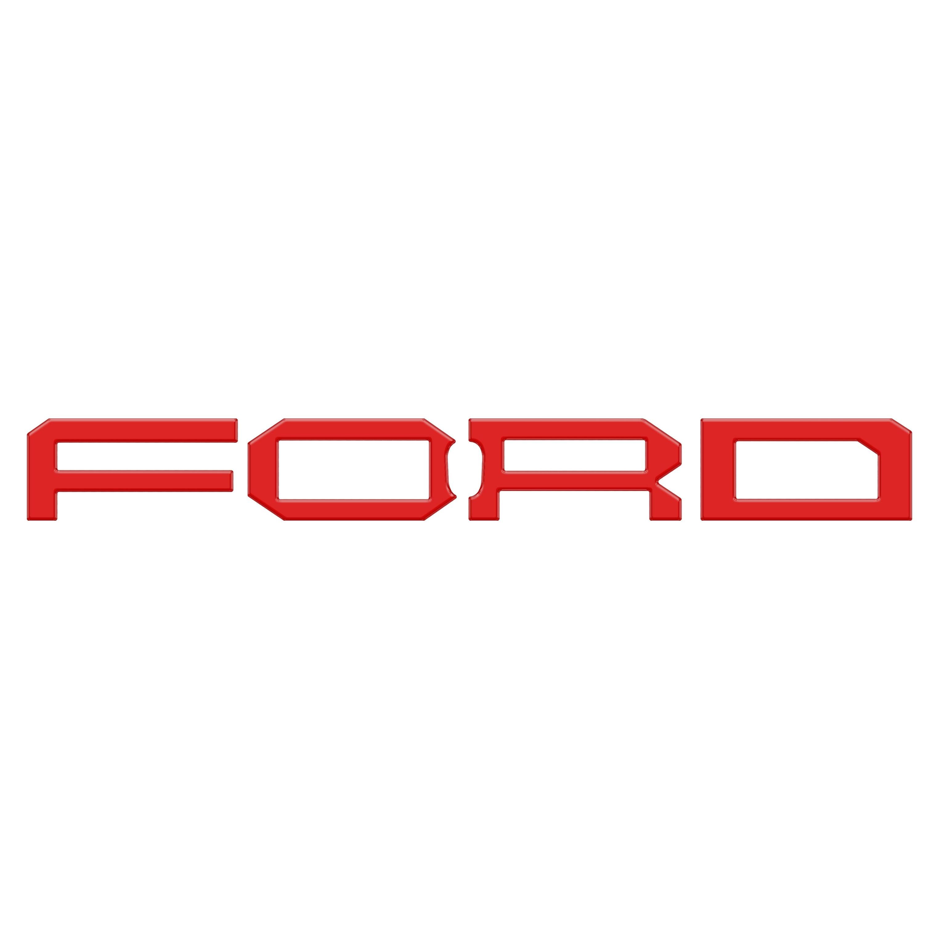 Raptor Front Grill Letter Overlays Fits 2022-2026 Ford Bronco