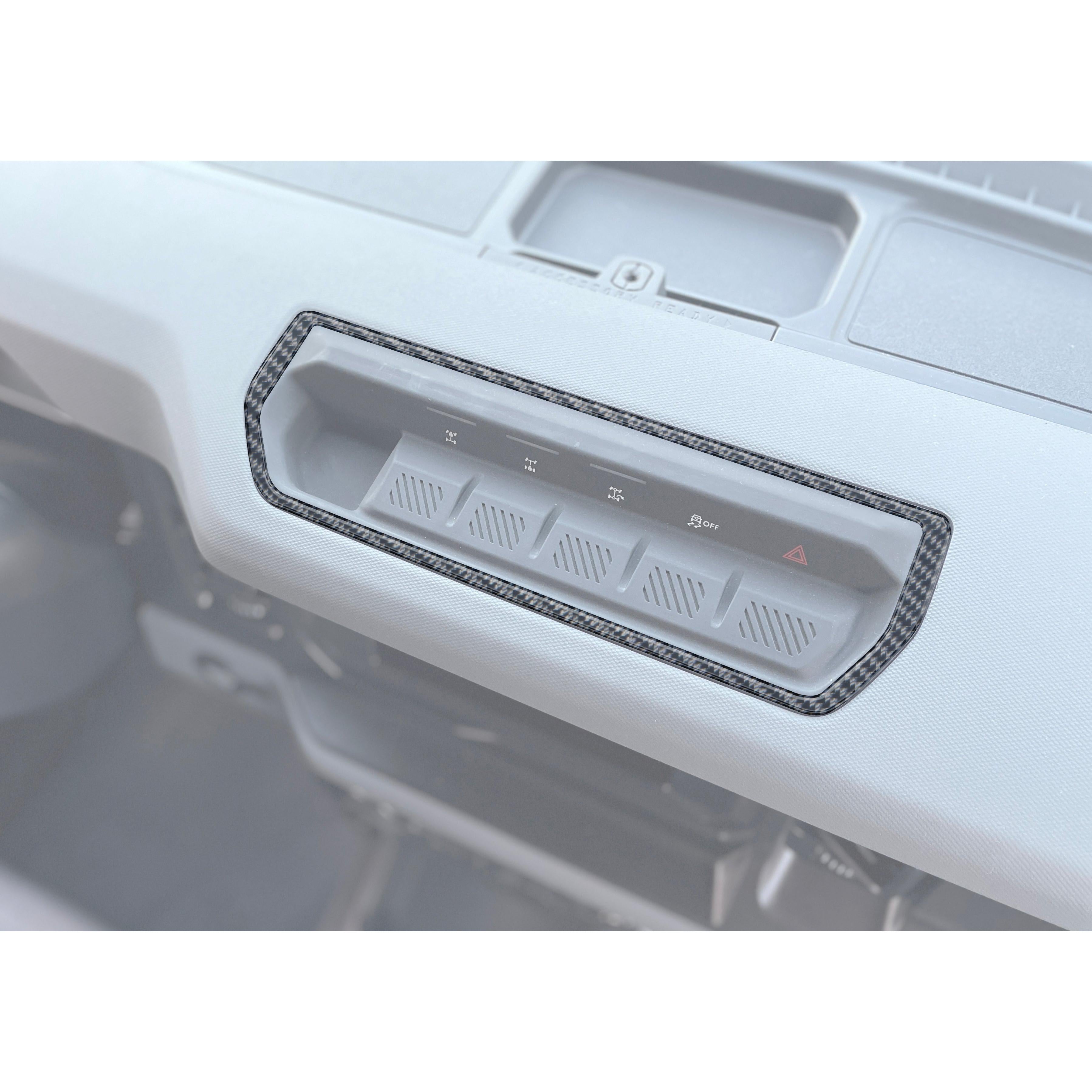 Dash Top Switch Panel Accent Trim Fits 2021-2026 Ford Bronco