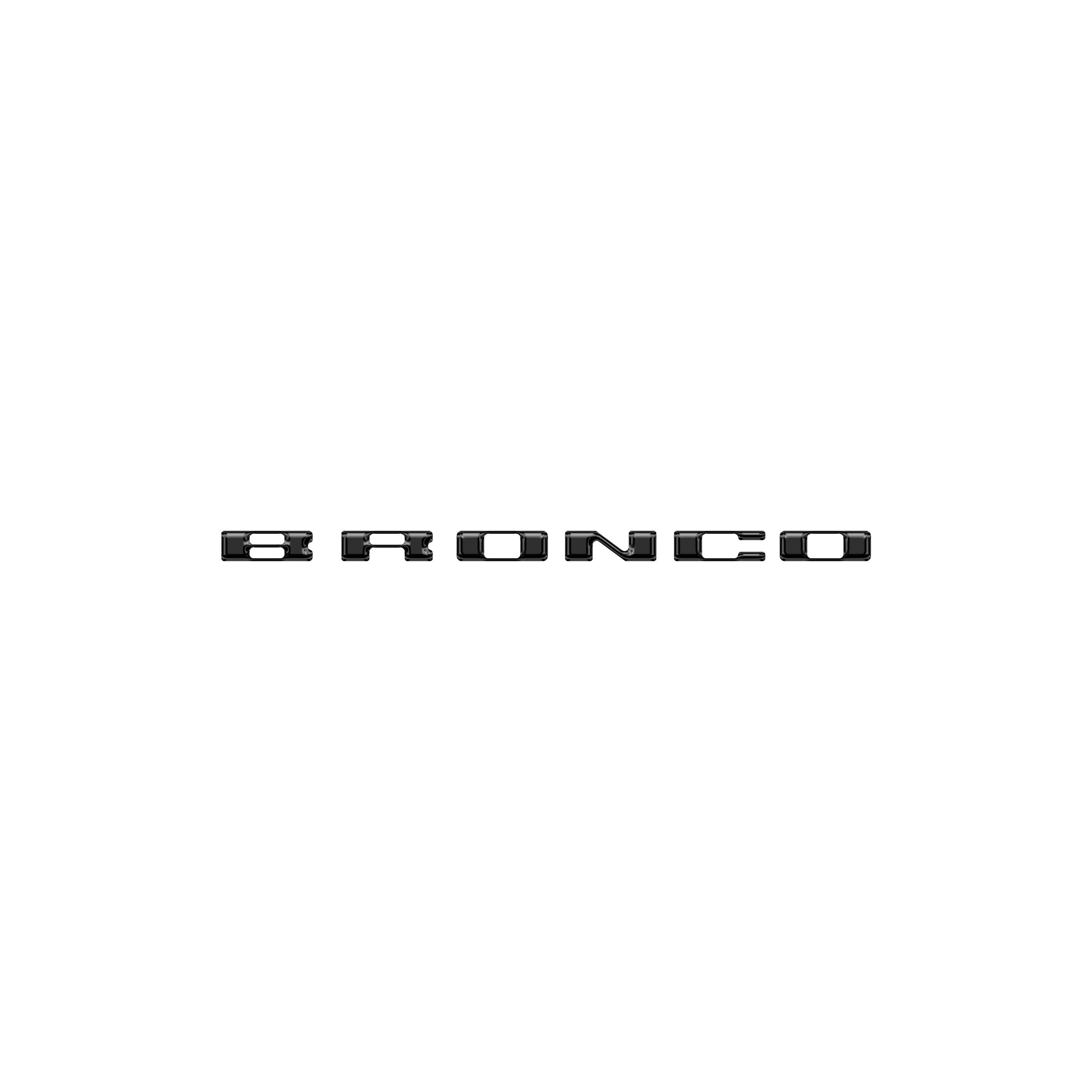 Passenger Dash Letter Inserts Fits 2025-2026 Ford Bronco Sport