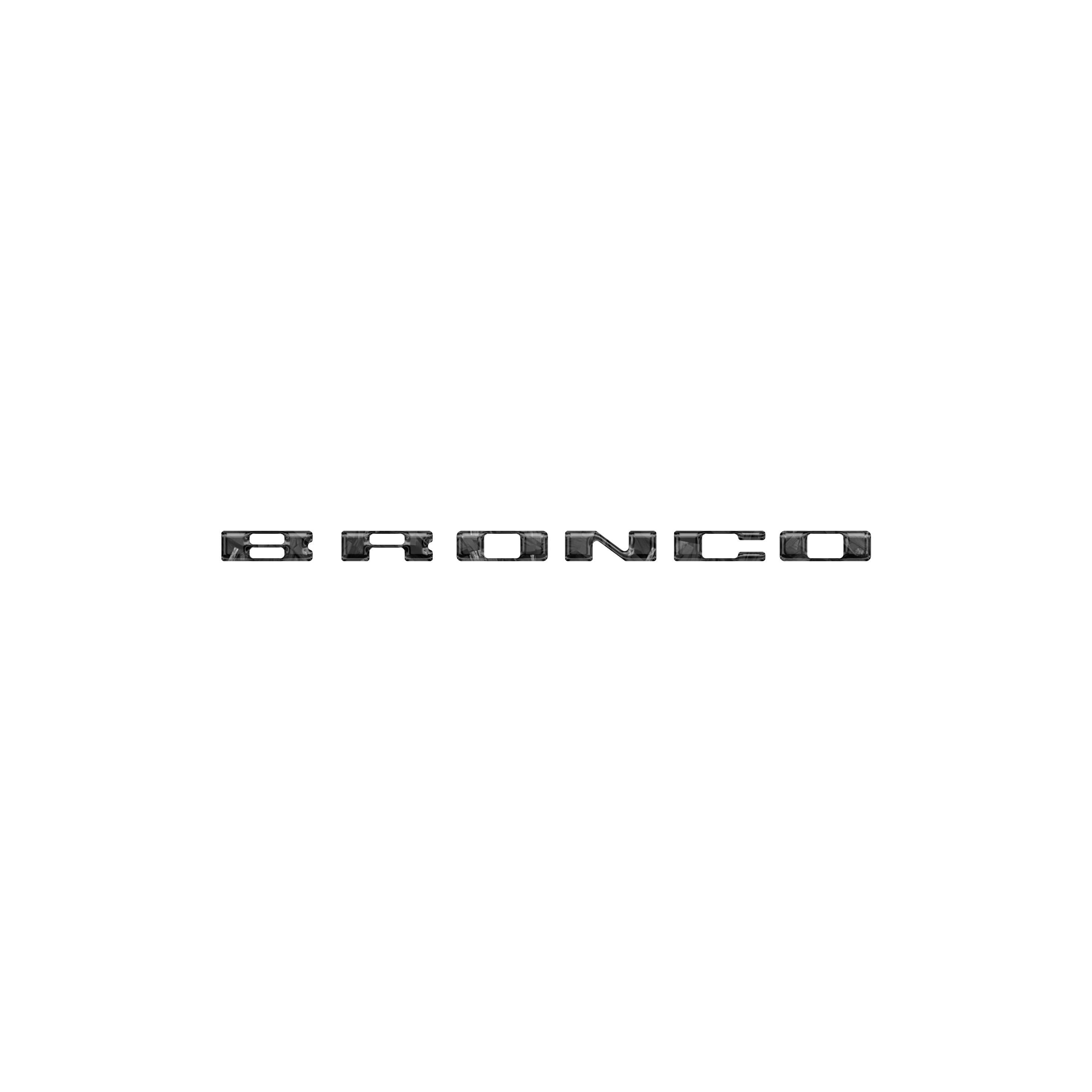 Passenger Dash Letter Inserts Fits 2025-2026 Ford Bronco Sport