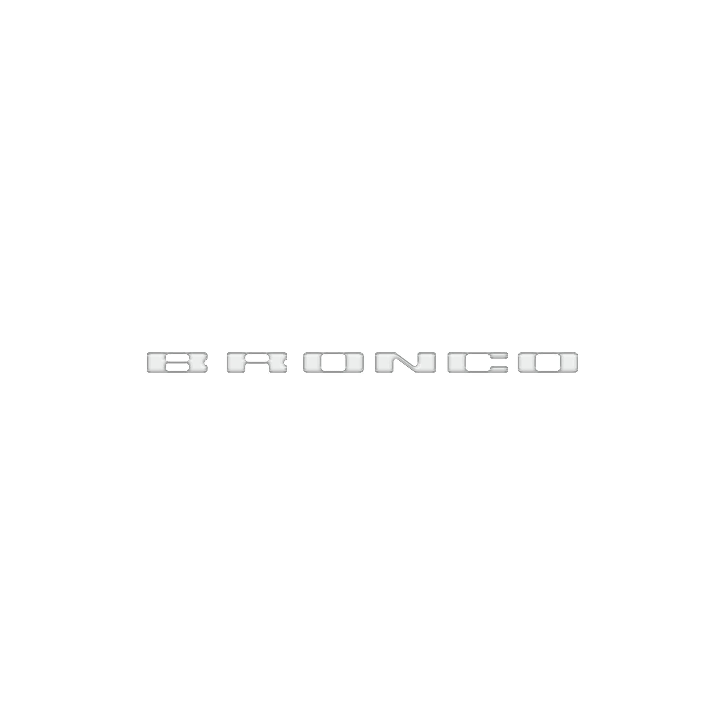 Passenger Dash Letter Inserts Fits 2025-2026 Ford Bronco Sport