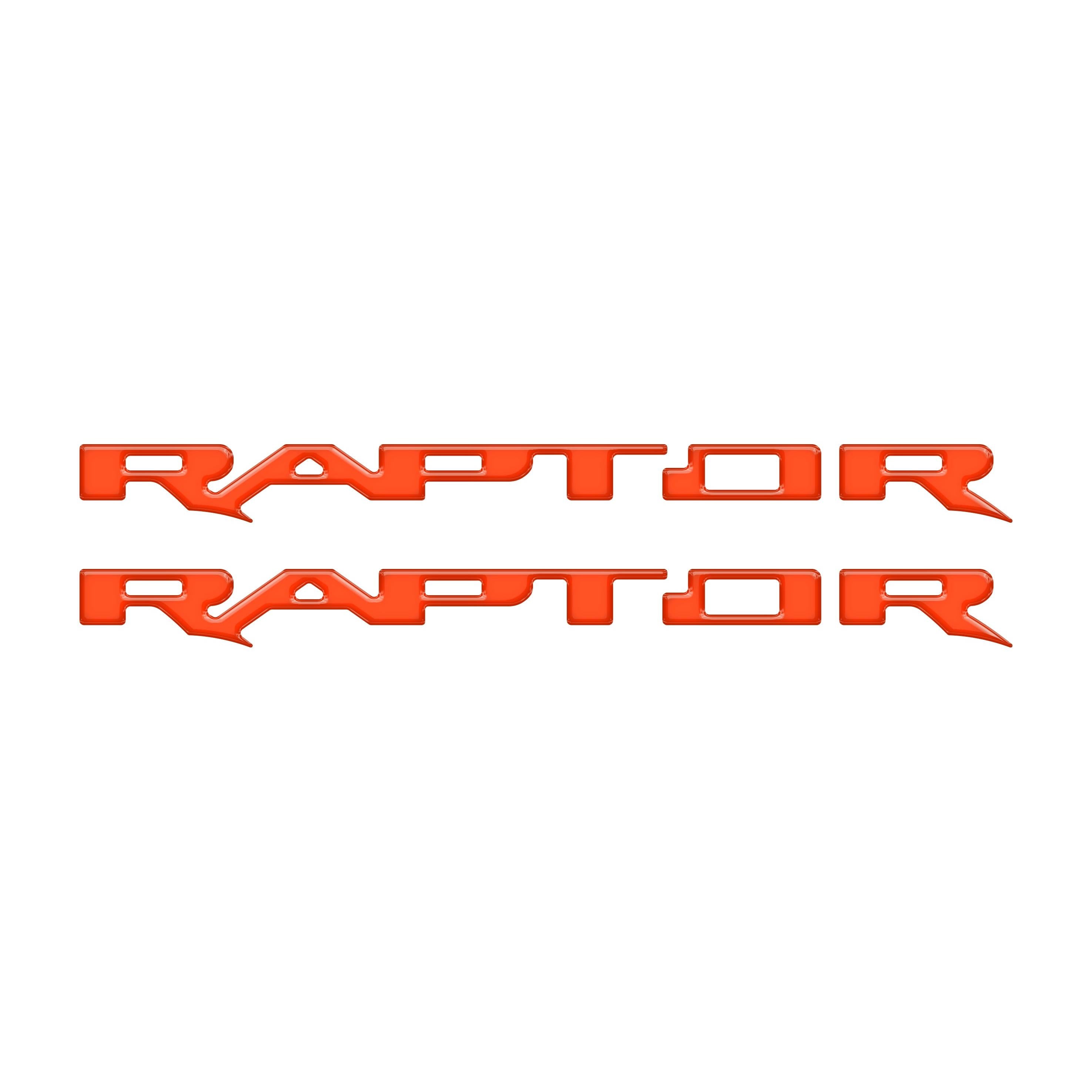 Raptor Running Board Letter Overlays Fits 2022-2026 Ford Bronco Raptor