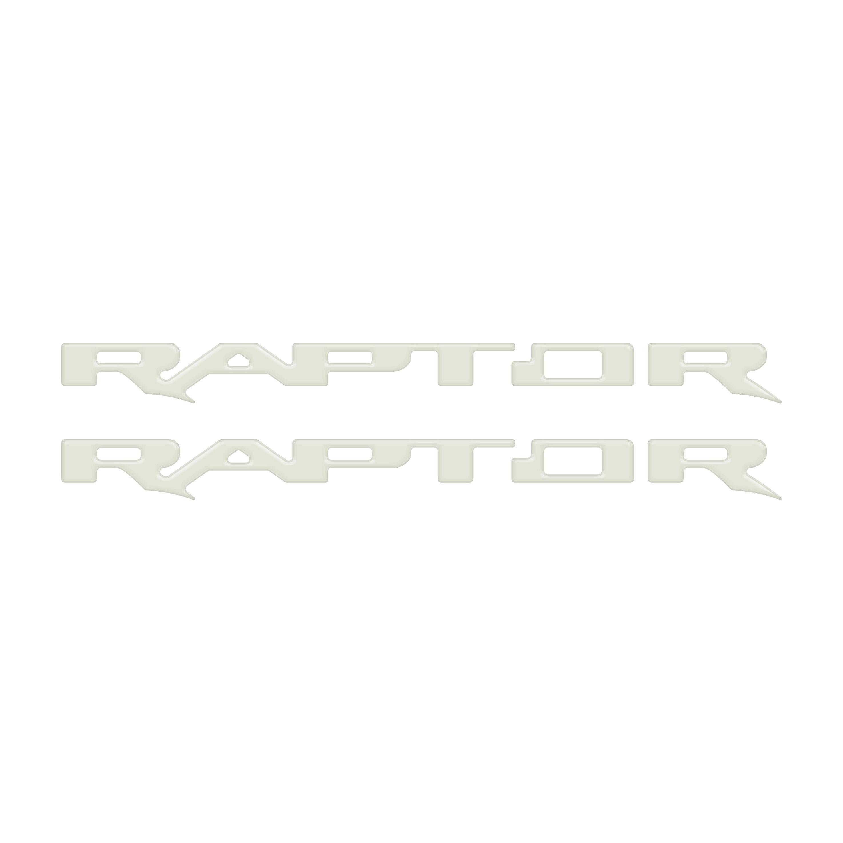Raptor Running Board Letter Overlays Fits 2022-2026 Ford Bronco Raptor