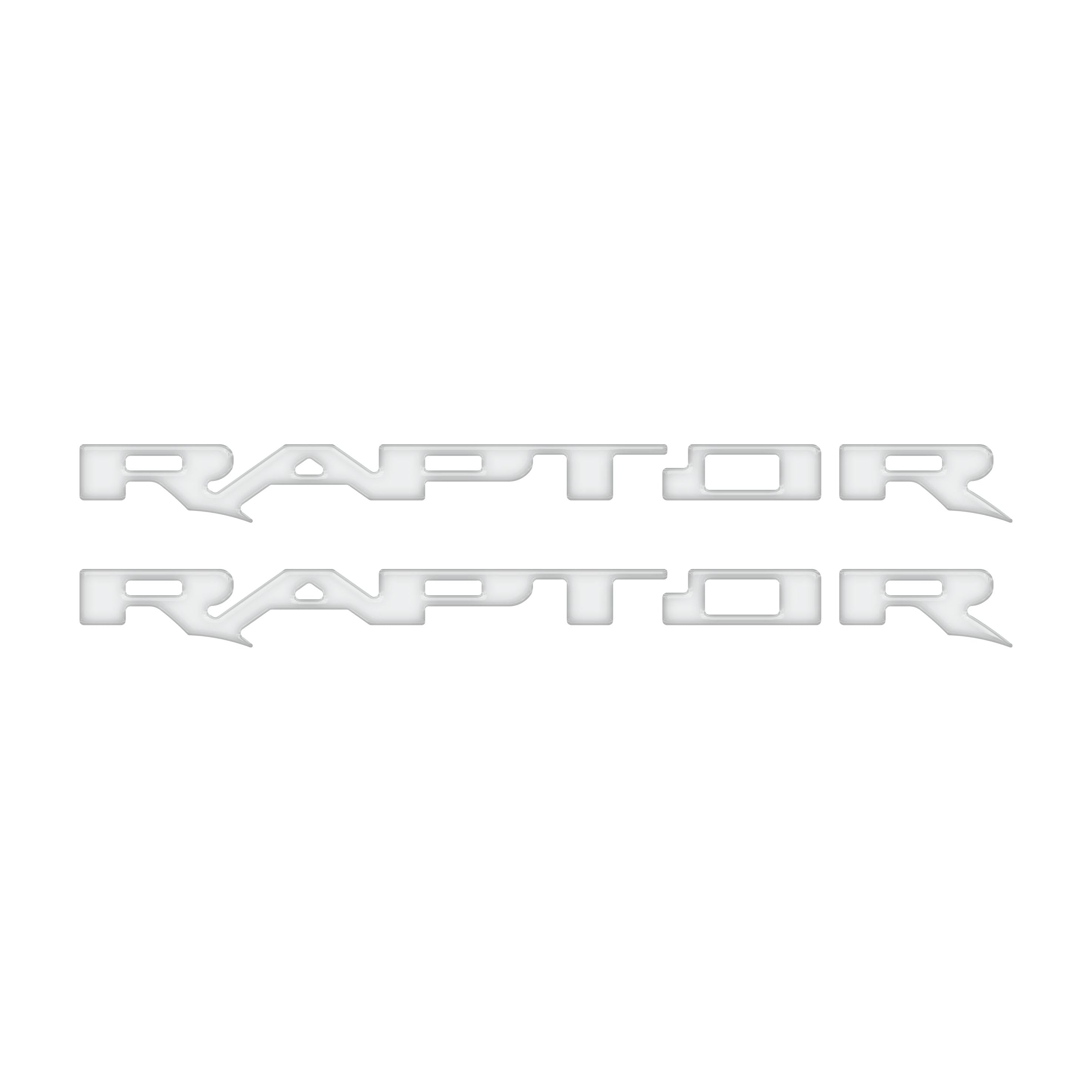 Raptor Running Board Letter Overlays Fits 2022-2026 Ford Bronco Raptor