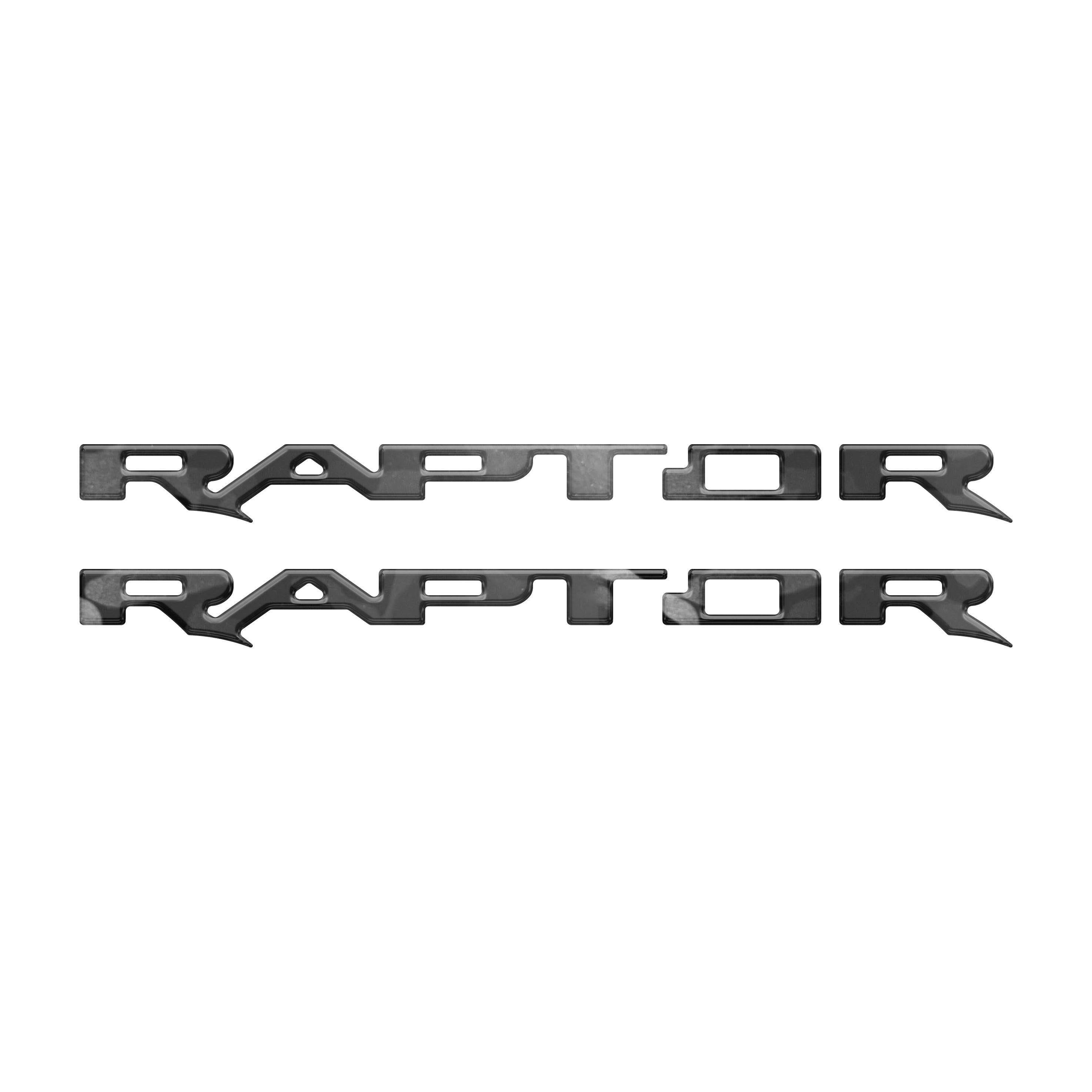Raptor Running Board Letter Overlays Fits 2022-2026 Ford Bronco Raptor