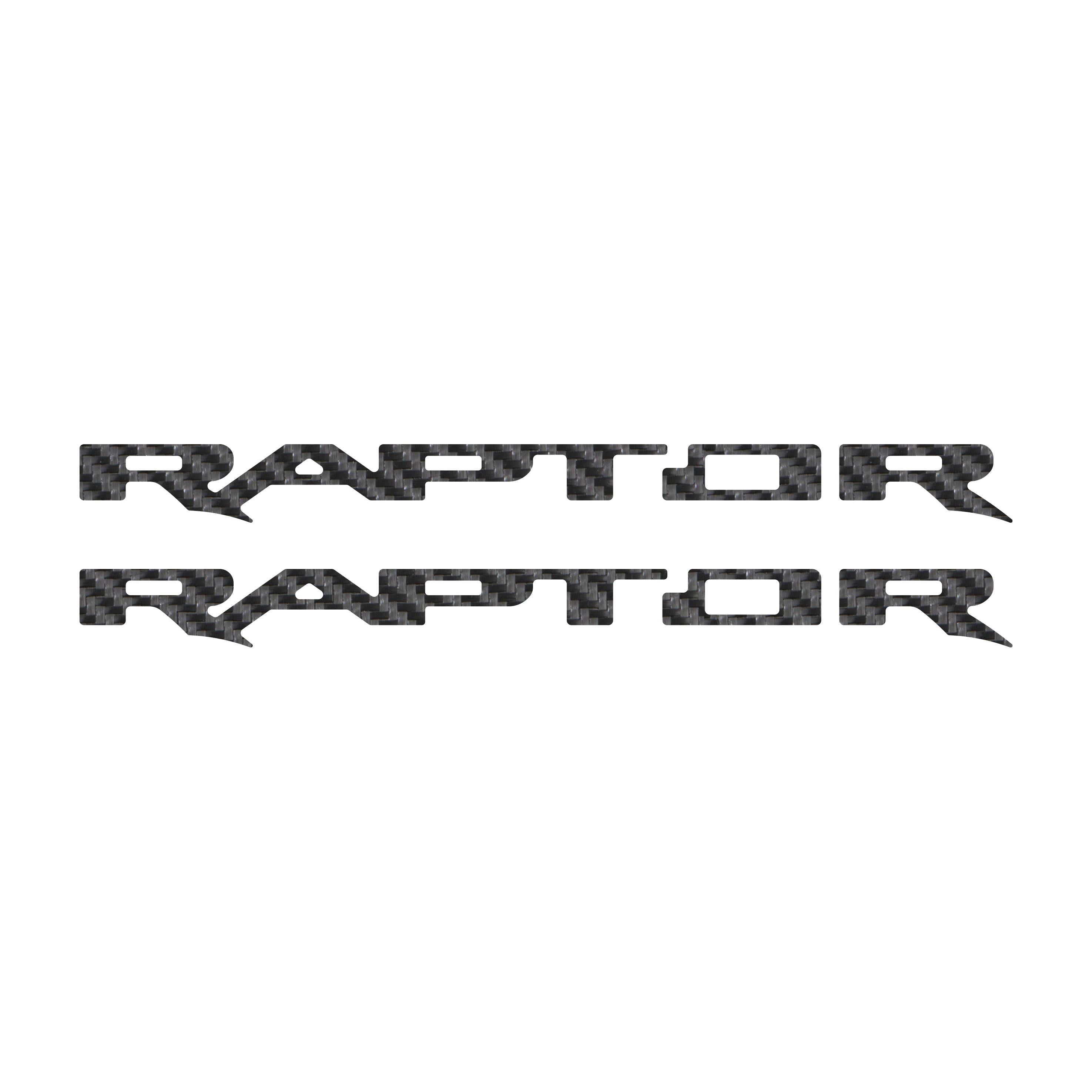 Raptor Running Board Letter Overlays Fits 2022-2026 Ford Bronco Raptor