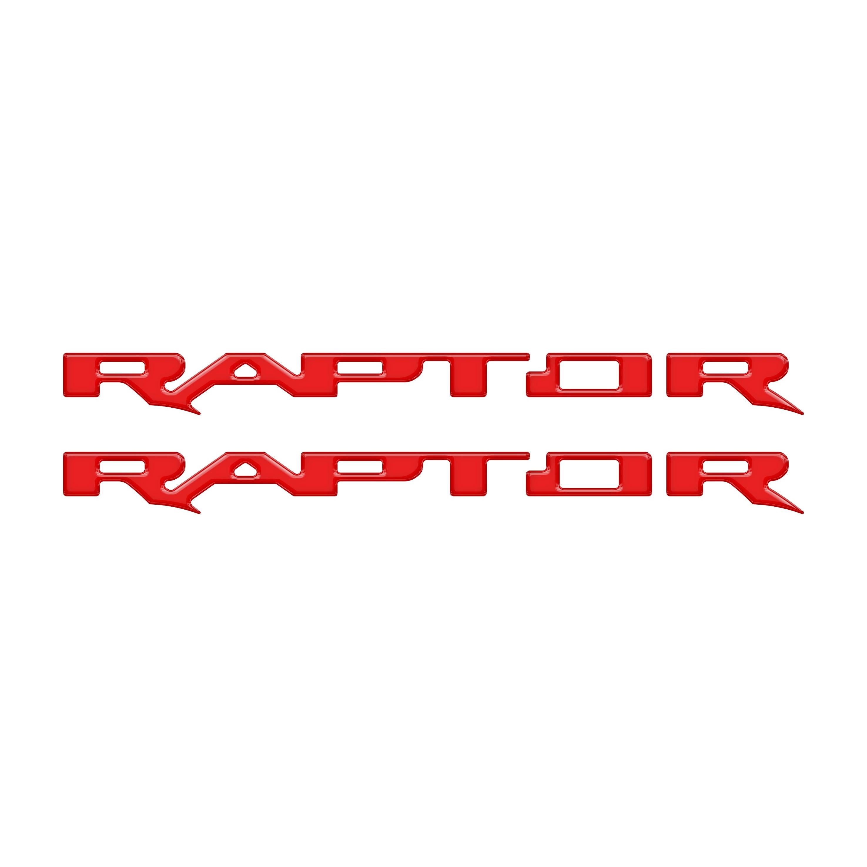 Raptor Running Board Letter Overlays Fits 2022-2026 Ford Bronco Raptor