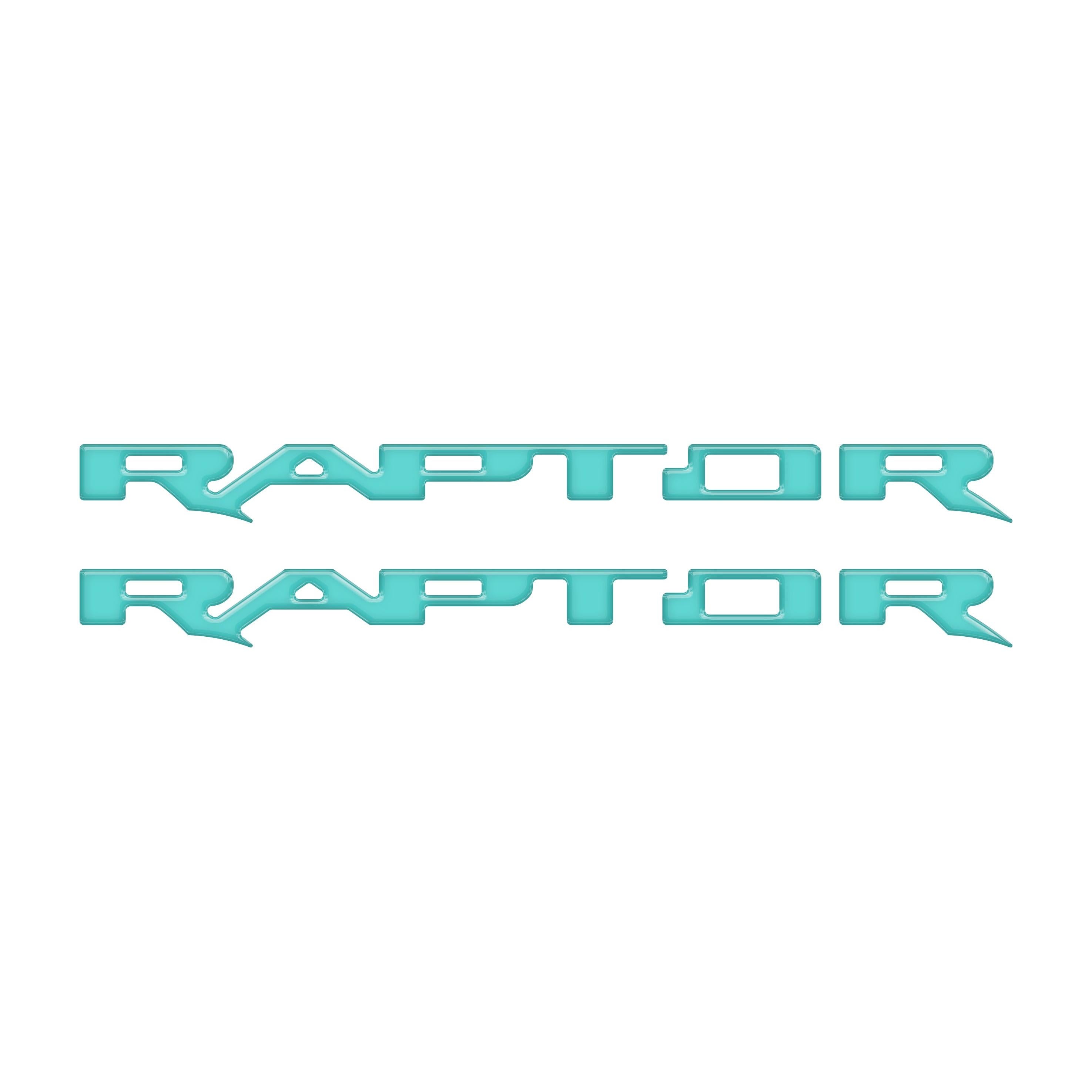 Raptor Running Board Letter Overlays Fits 2022-2026 Ford Bronco Raptor