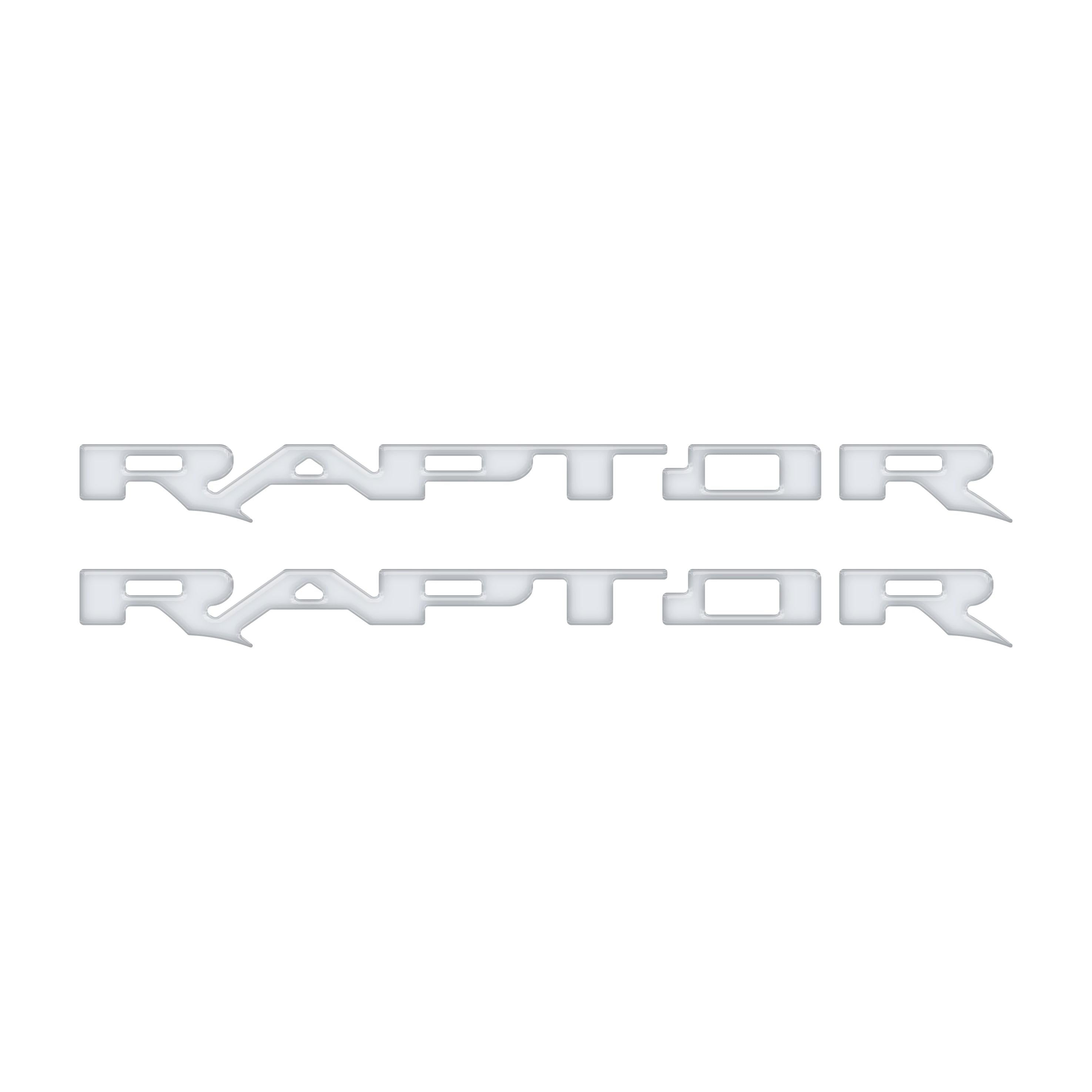 Raptor Running Board Letter Overlays Fits 2022-2026 Ford Bronco Raptor