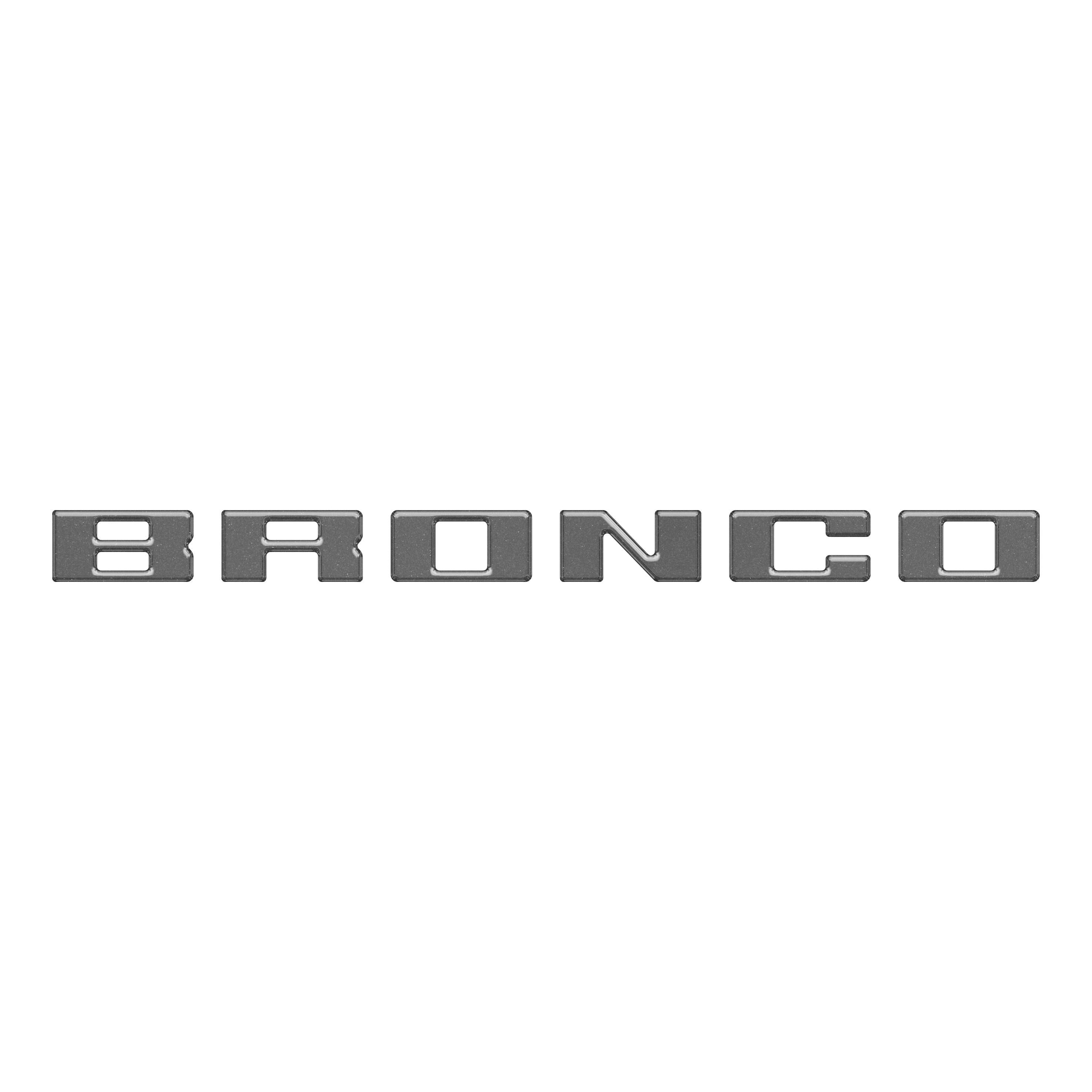 Slideout Tailgate Letter Inserts Fits 2021-2026 Ford Bronco