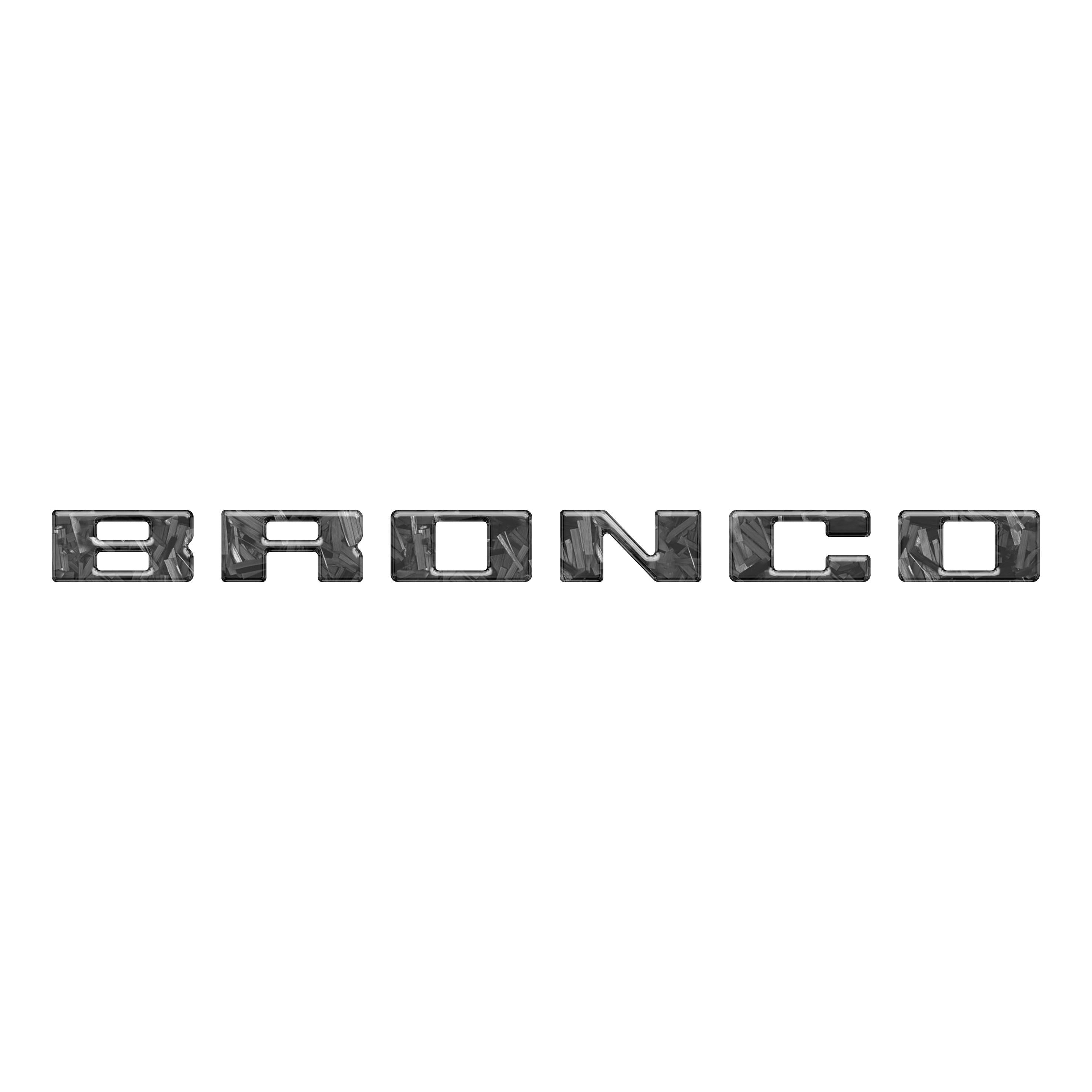 Slideout Tailgate Letter Inserts Fits 2021-2026 Ford Bronco