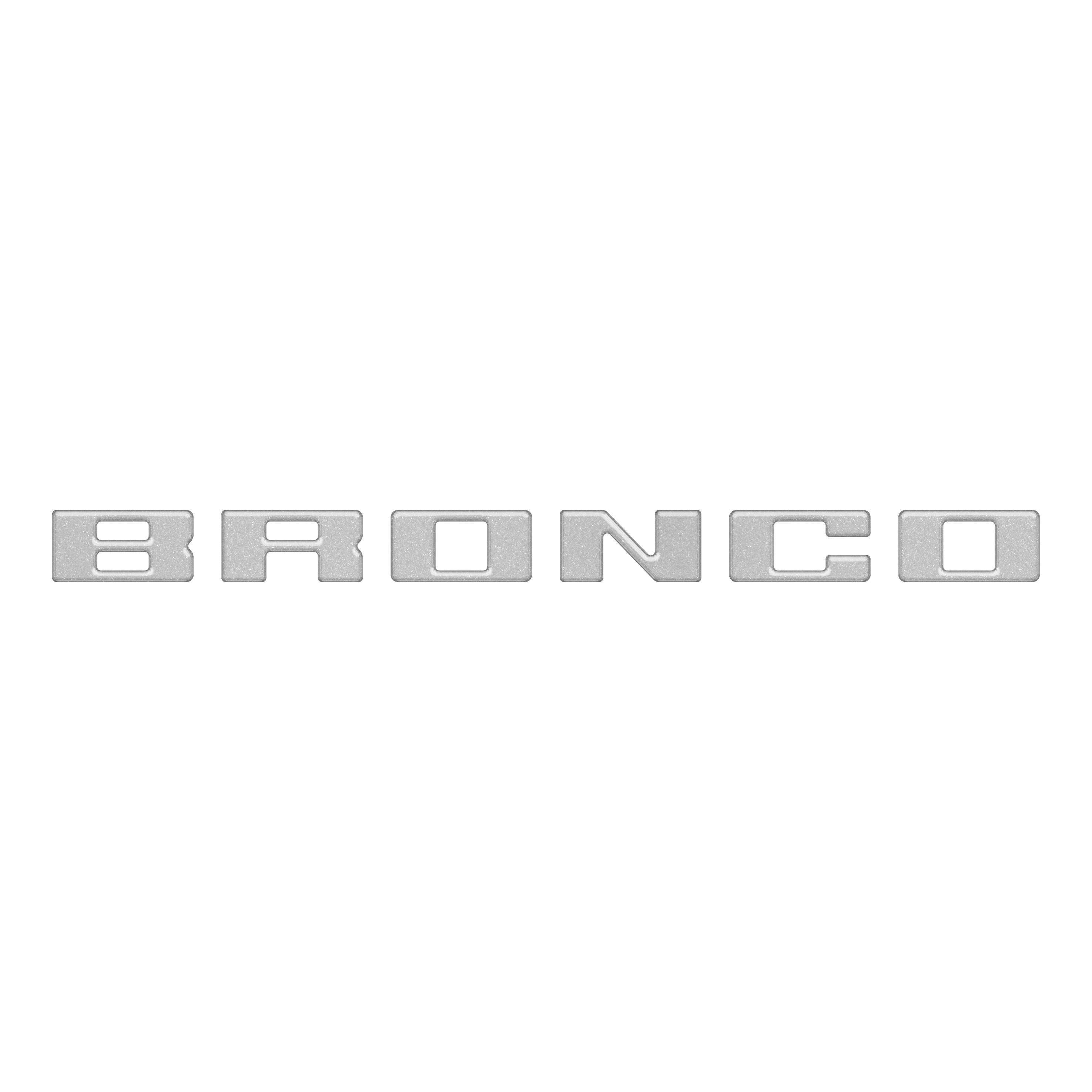 Slideout Tailgate Letter Inserts Fits 2021-2026 Ford Bronco